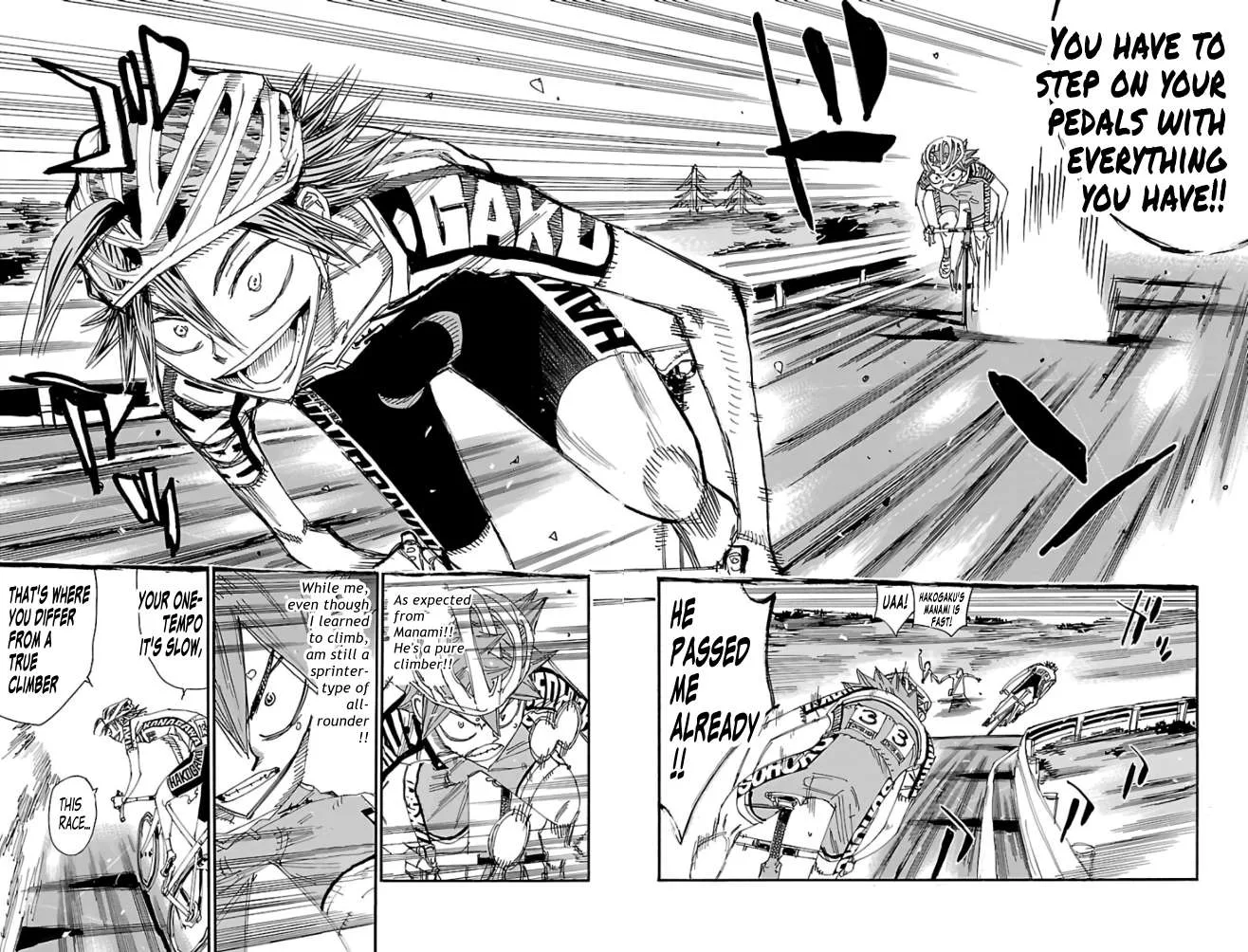 Yowamushi Pedal Chapter 490 page 4