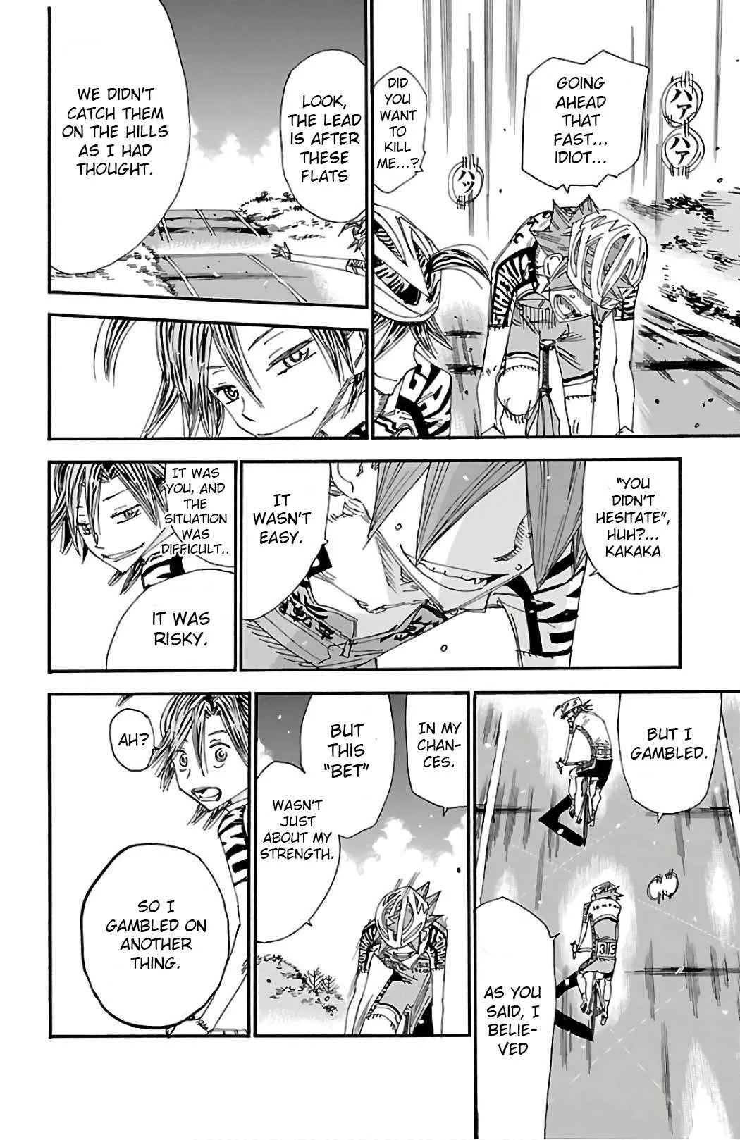 Yowamushi Pedal Chapter 491 page 16