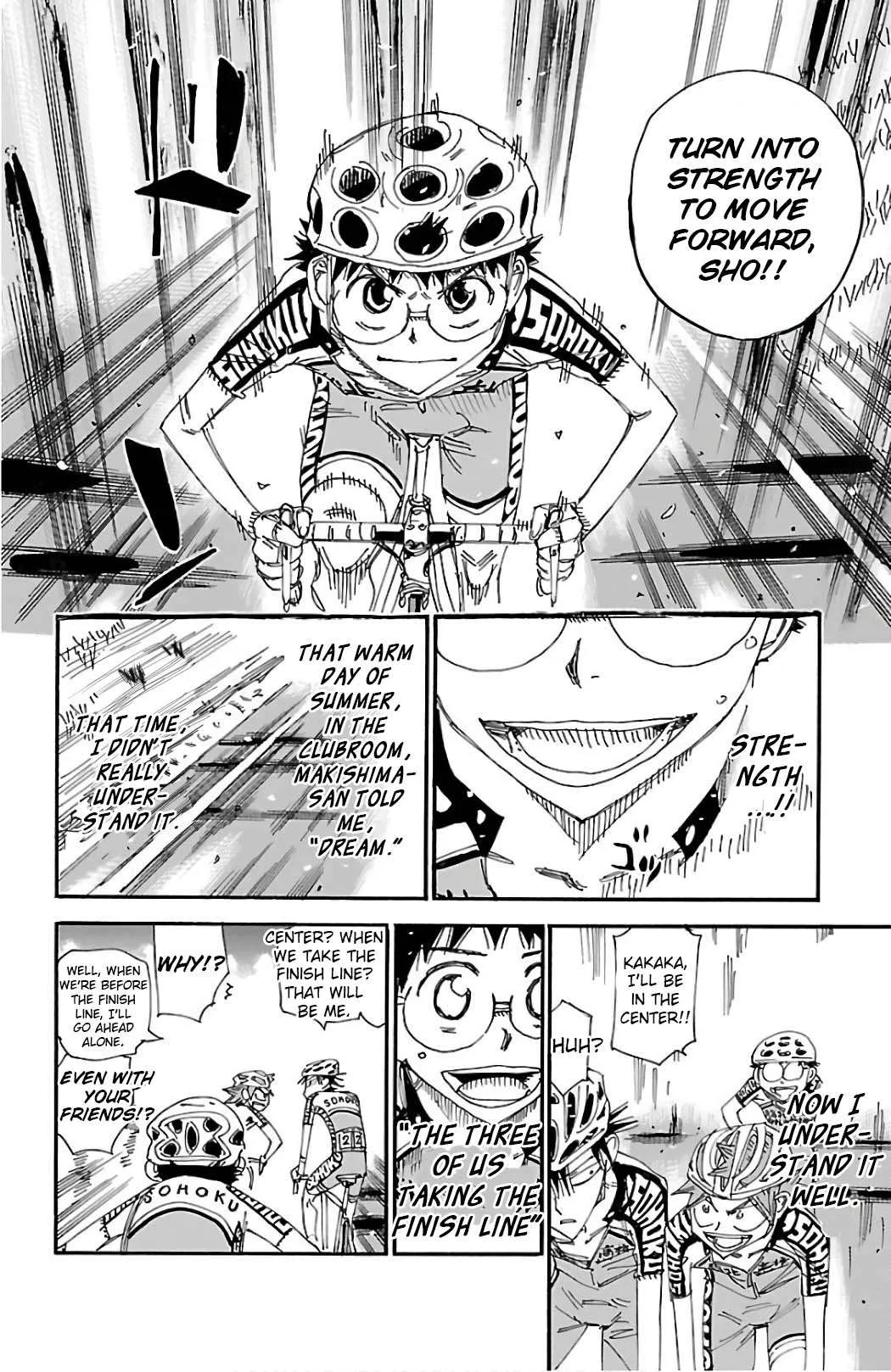 Yowamushi Pedal Chapter 492 page 14