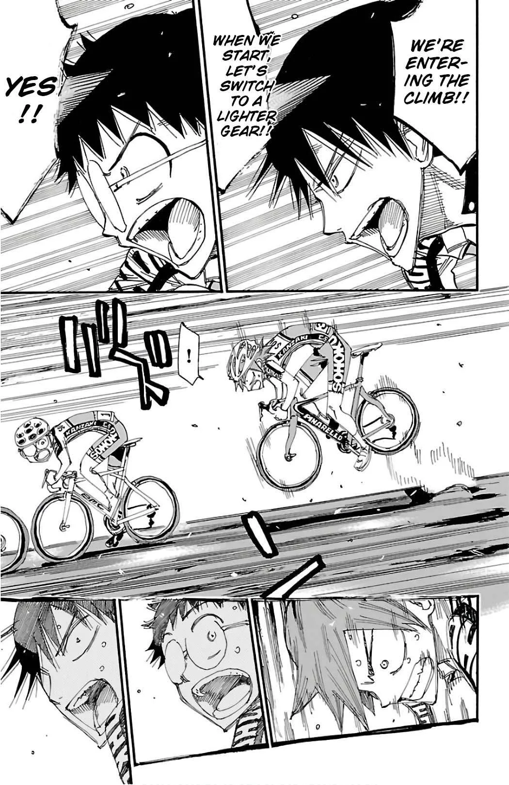 Yowamushi Pedal Chapter 495 page 14