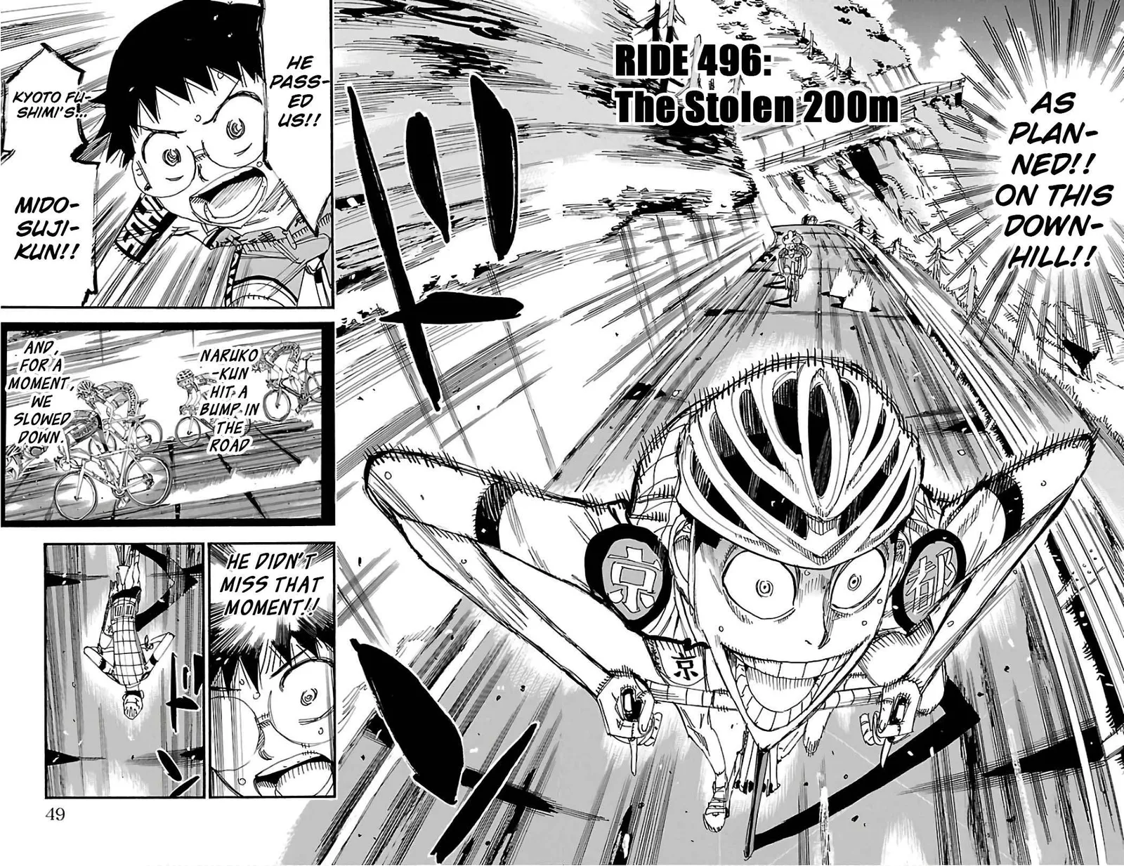 Yowamushi Pedal Chapter 496 page 2