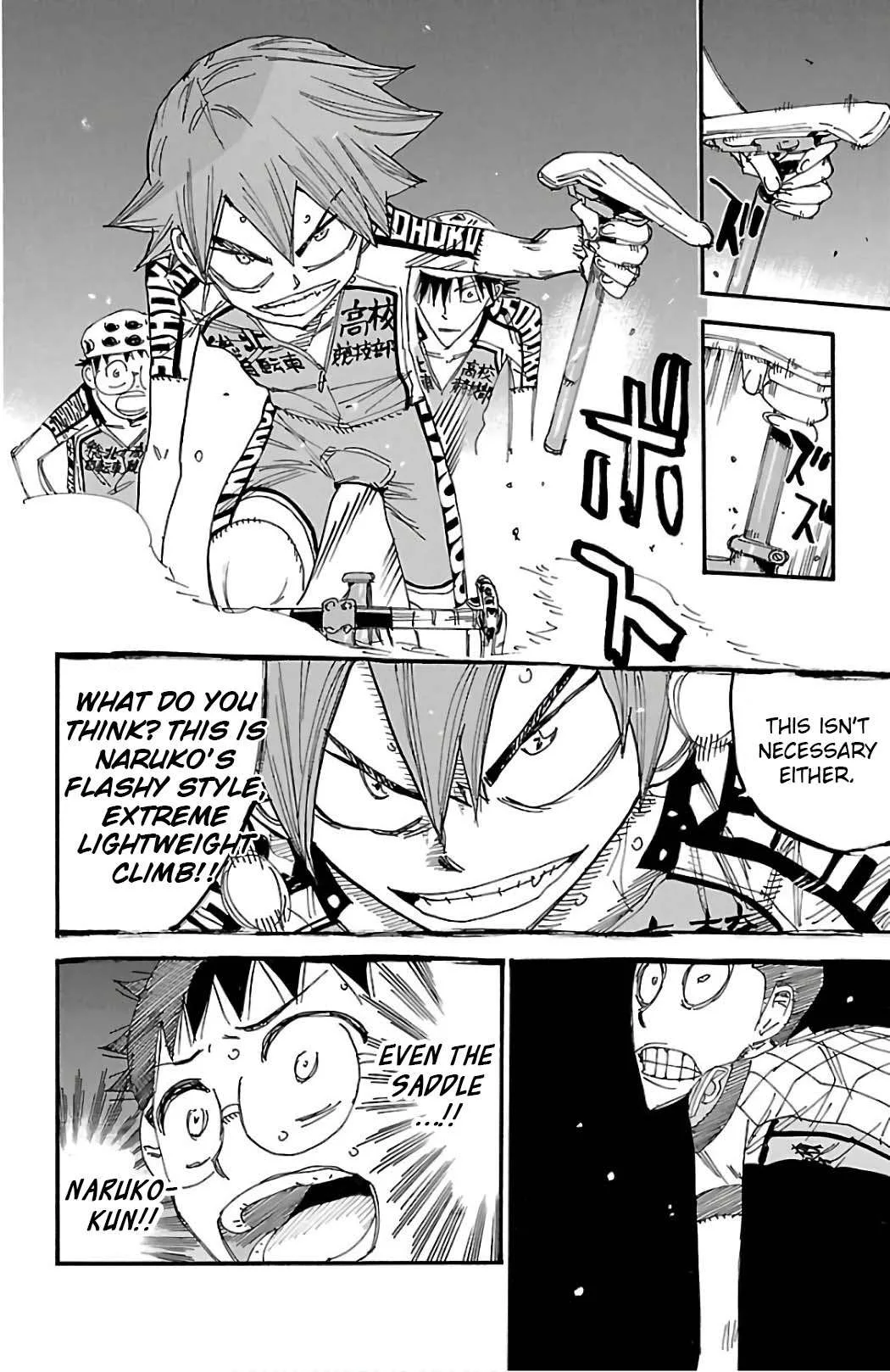 Yowamushi Pedal Chapter 497 page 17