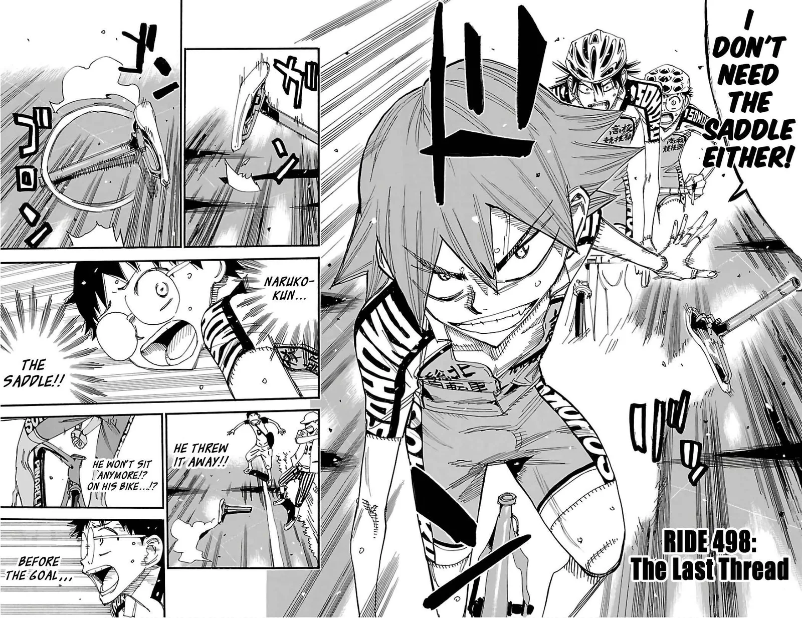 Yowamushi Pedal Chapter 498 page 2