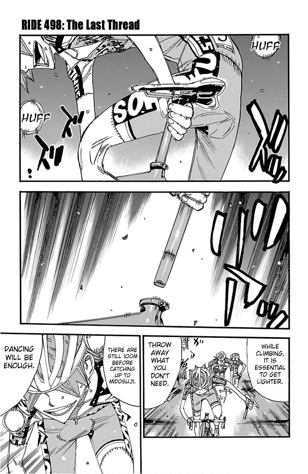 Yowamushi Pedal Chapter 498 page 1