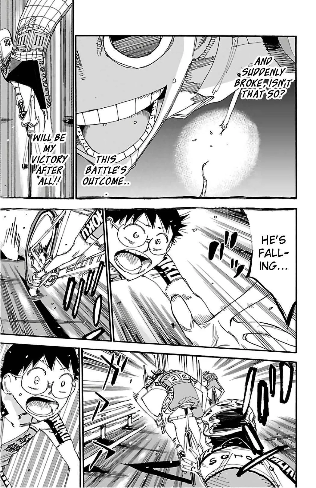 Yowamushi Pedal Chapter 498 page 15