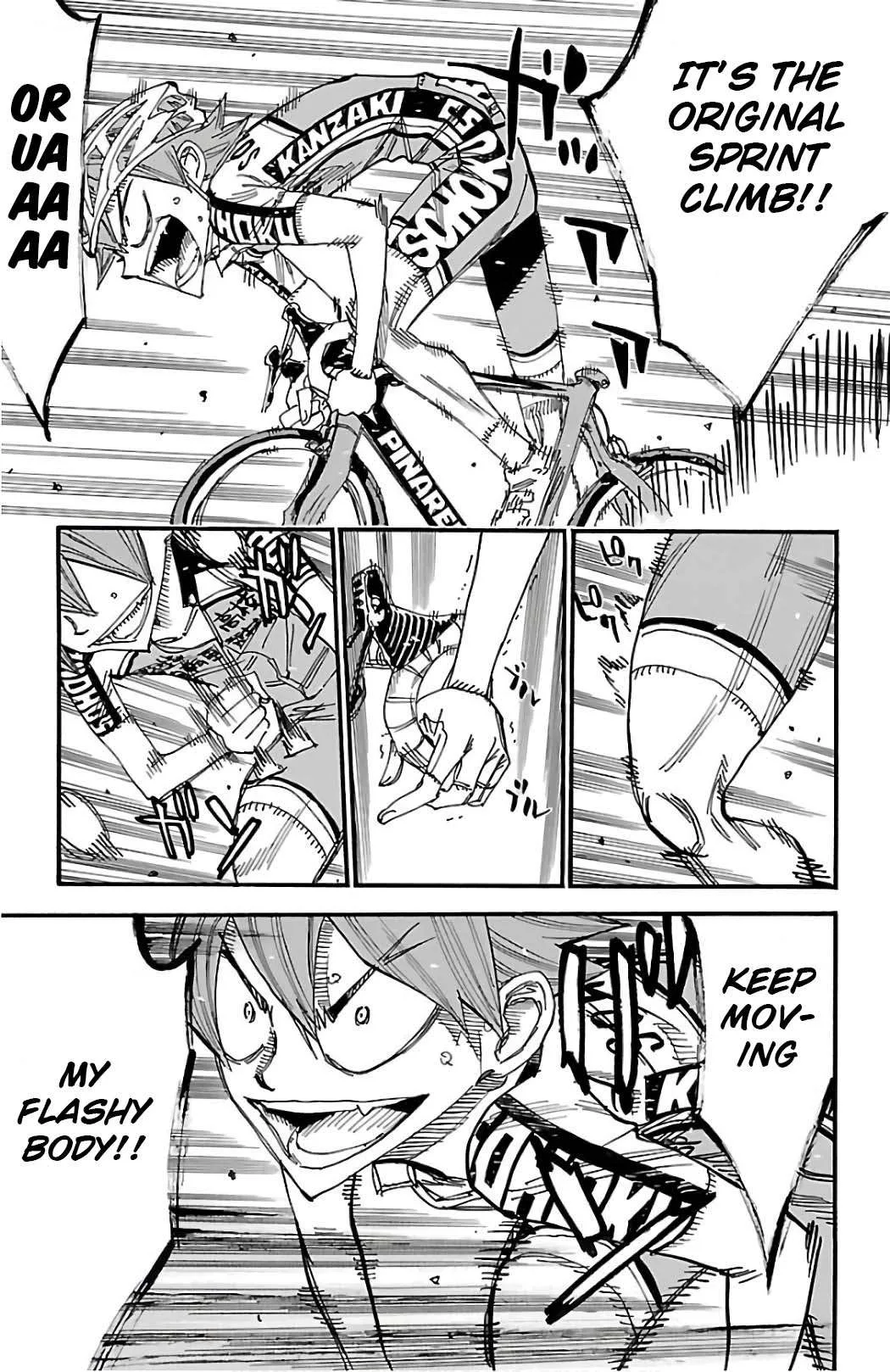 Yowamushi Pedal Chapter 498 page 8