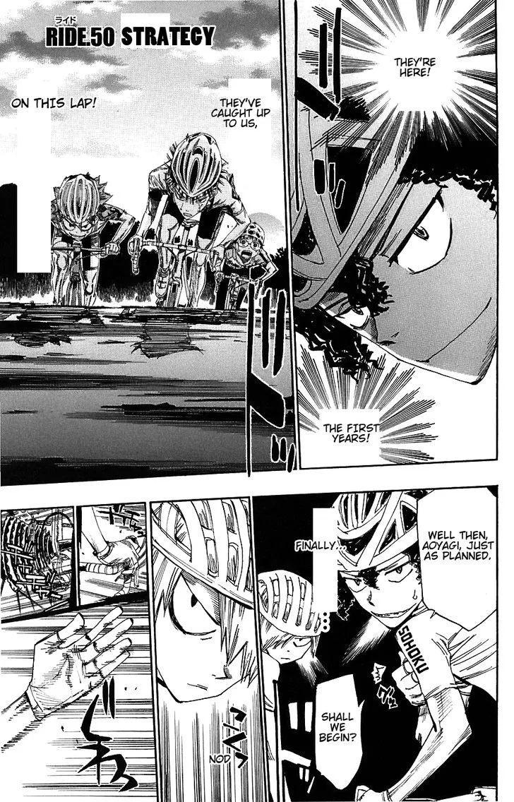 Yowamushi Pedal Chapter 50 page 1