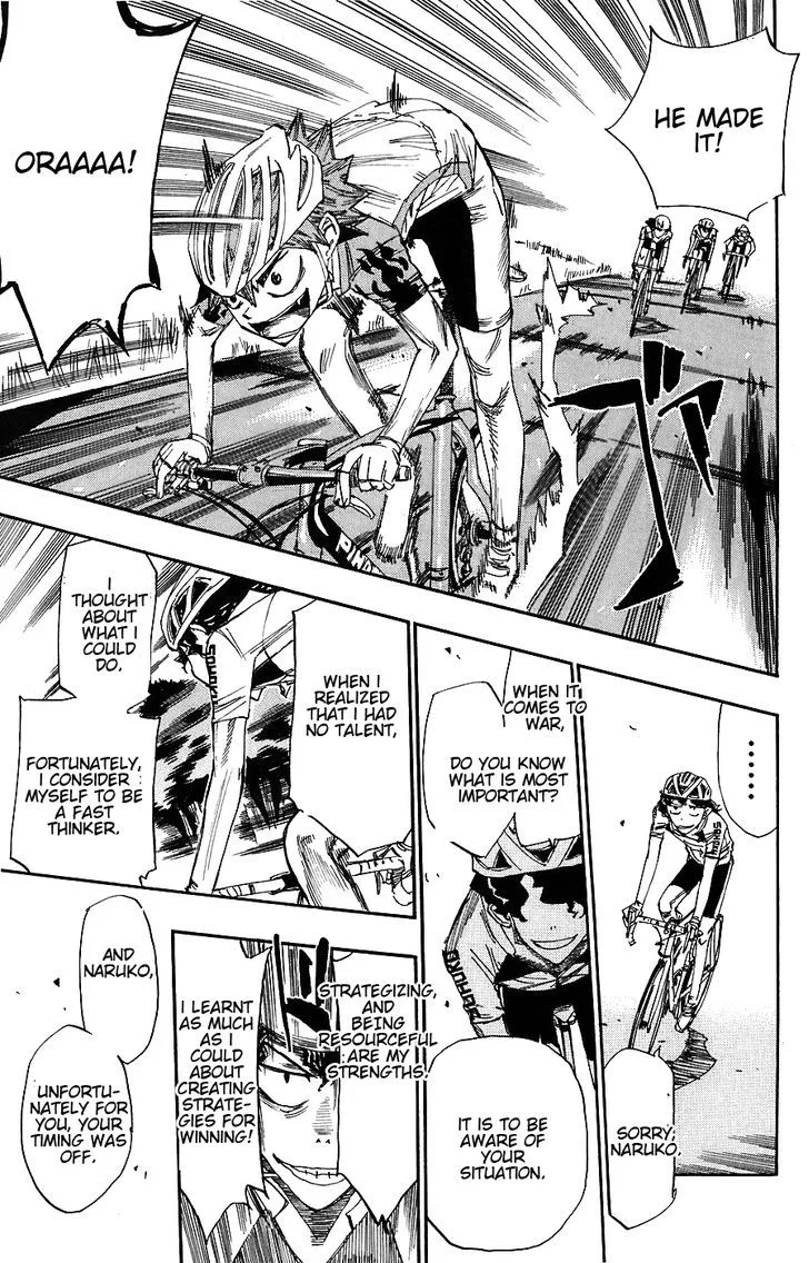 Yowamushi Pedal Chapter 50 page 16
