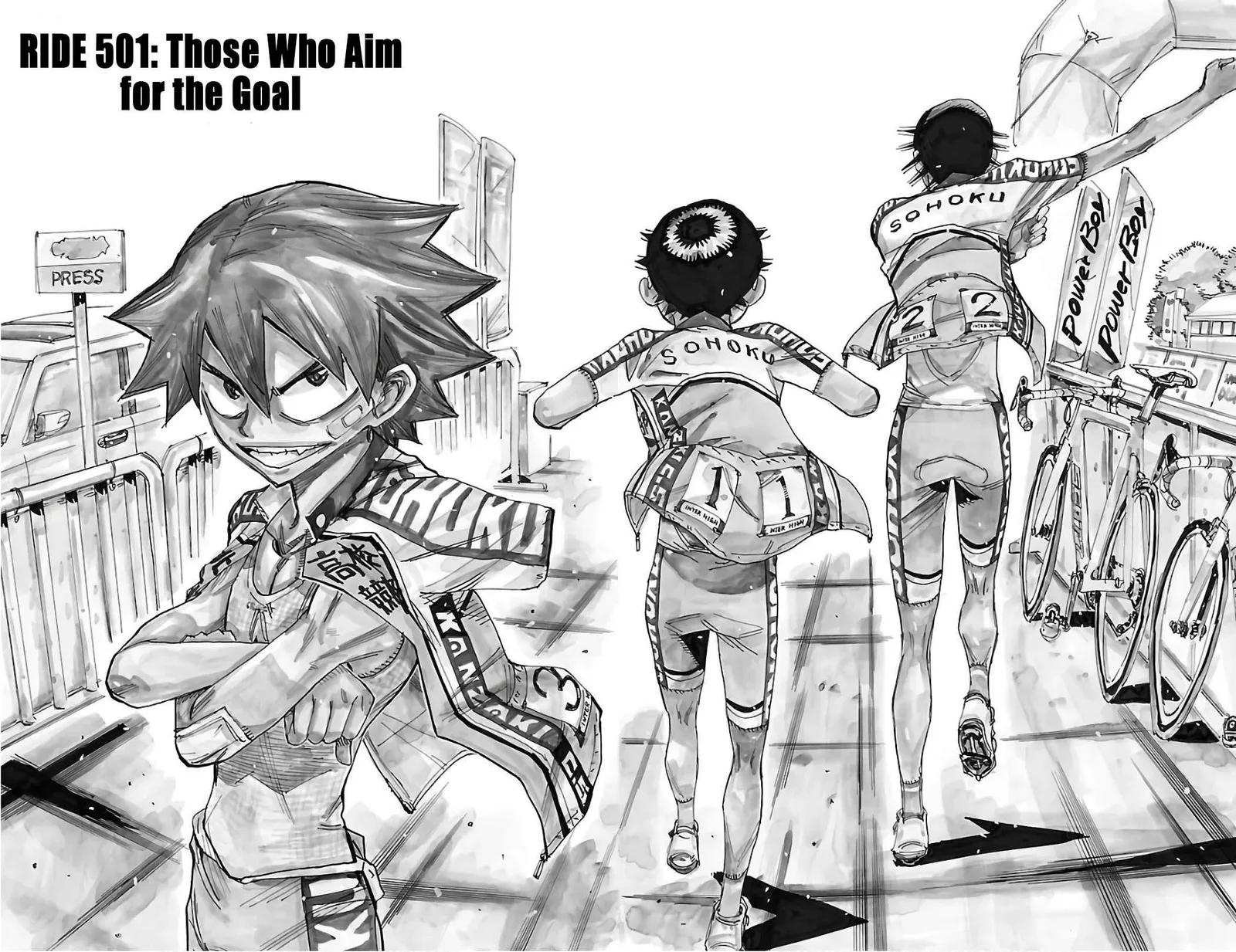 Yowamushi Pedal Chapter 501 page 2