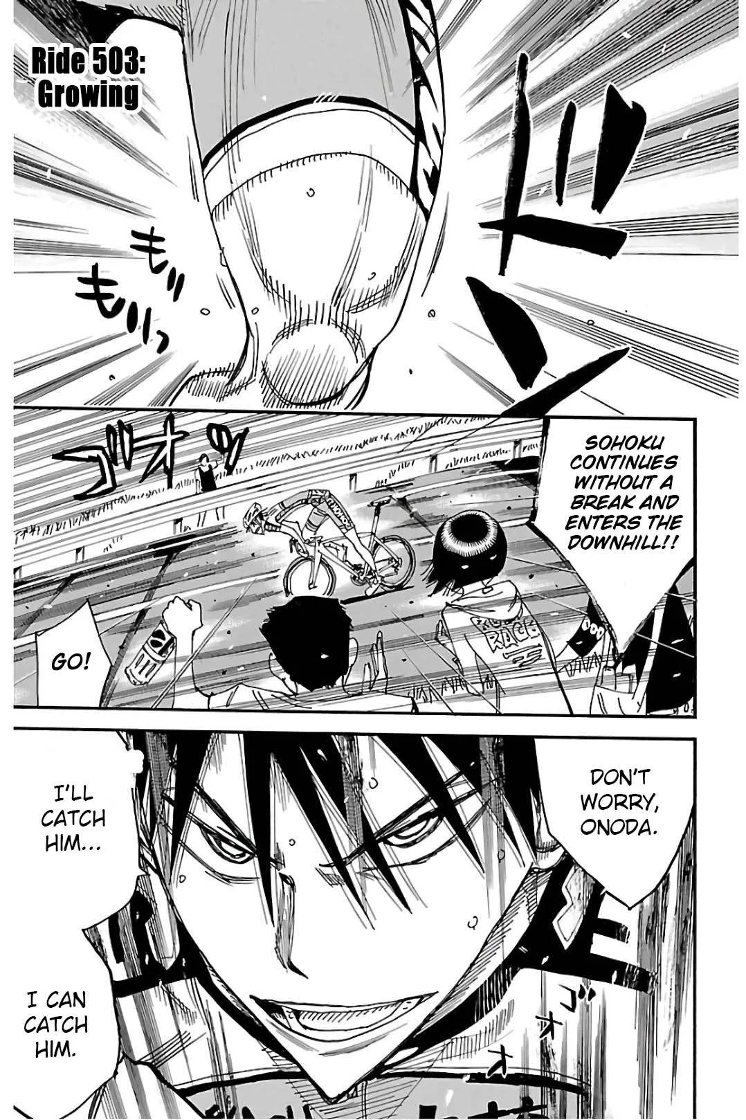 Yowamushi Pedal Chapter 503 page 1