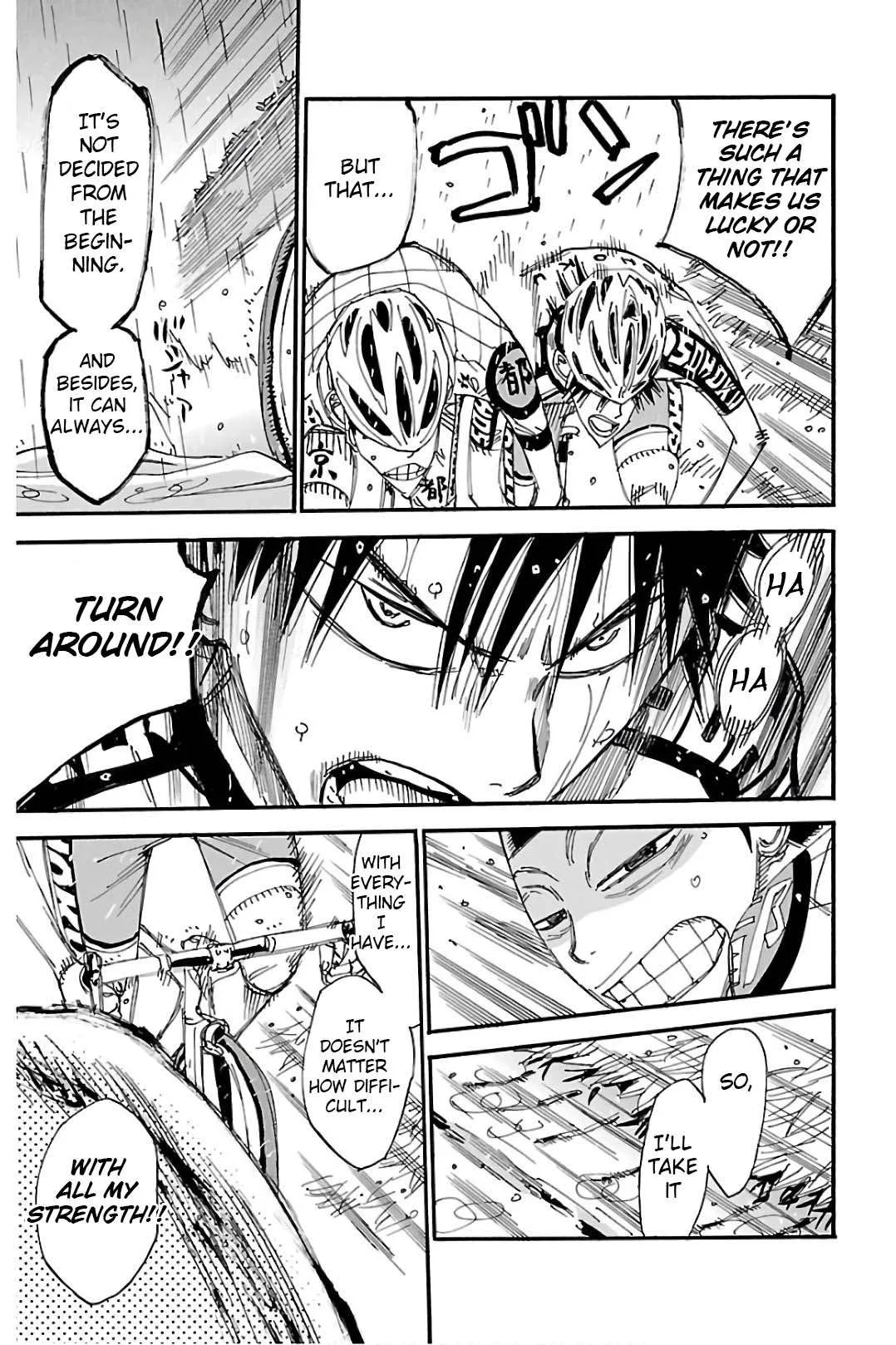 Yowamushi Pedal Chapter 508 page 17