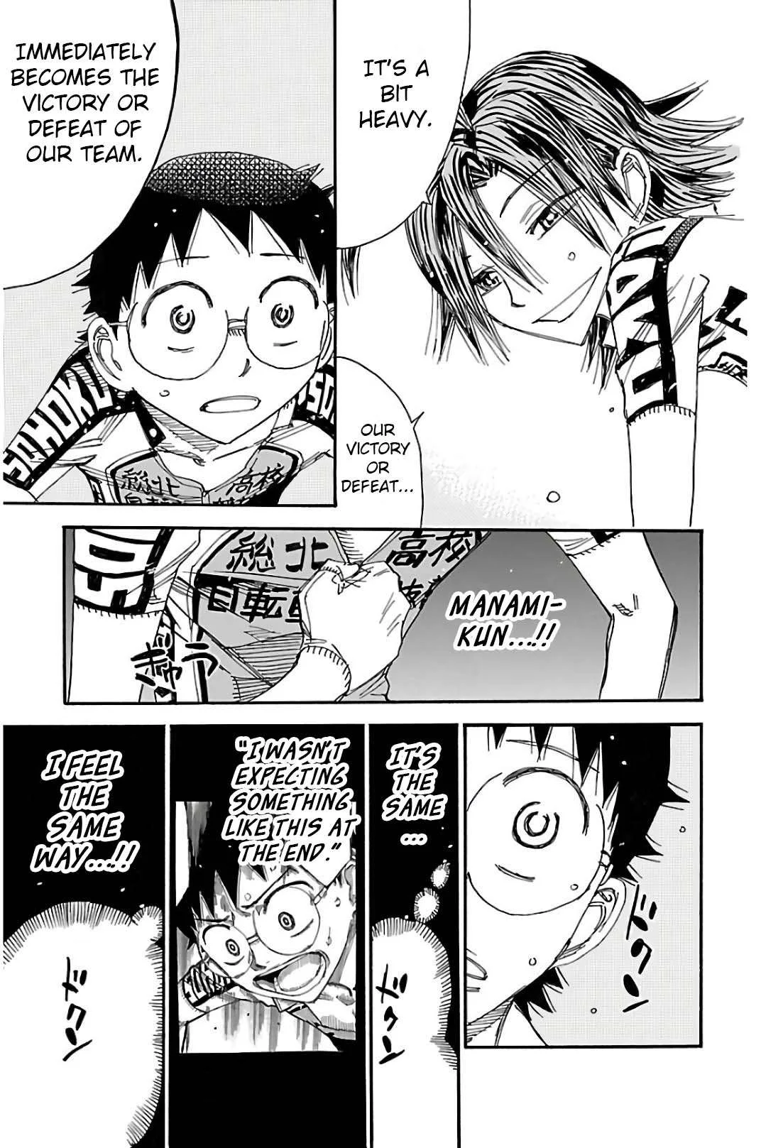 Yowamushi Pedal Chapter 515 page 8