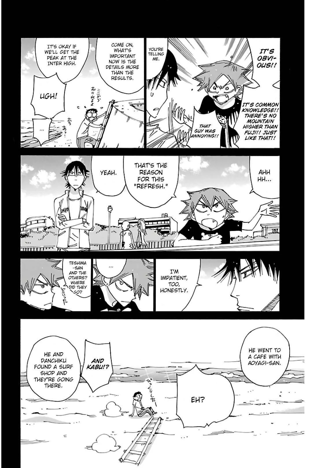 Yowamushi Pedal Chapter 516 page 18