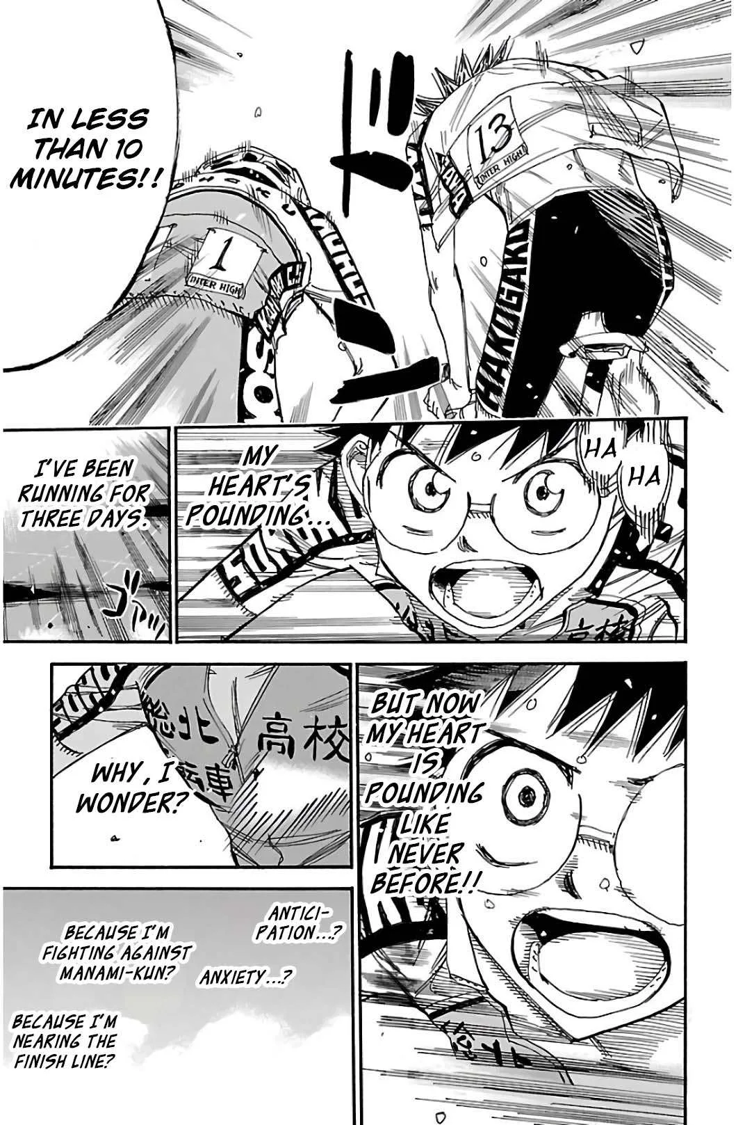 Yowamushi Pedal Chapter 518 page 3
