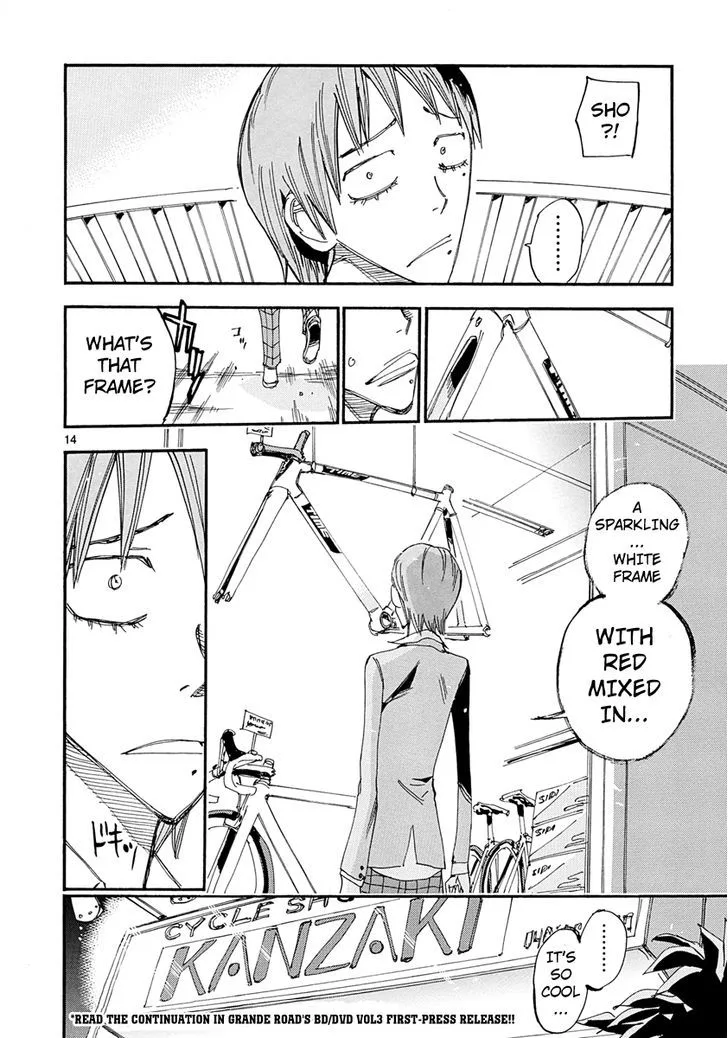 Yowamushi Pedal Chapter 52.5 page 14