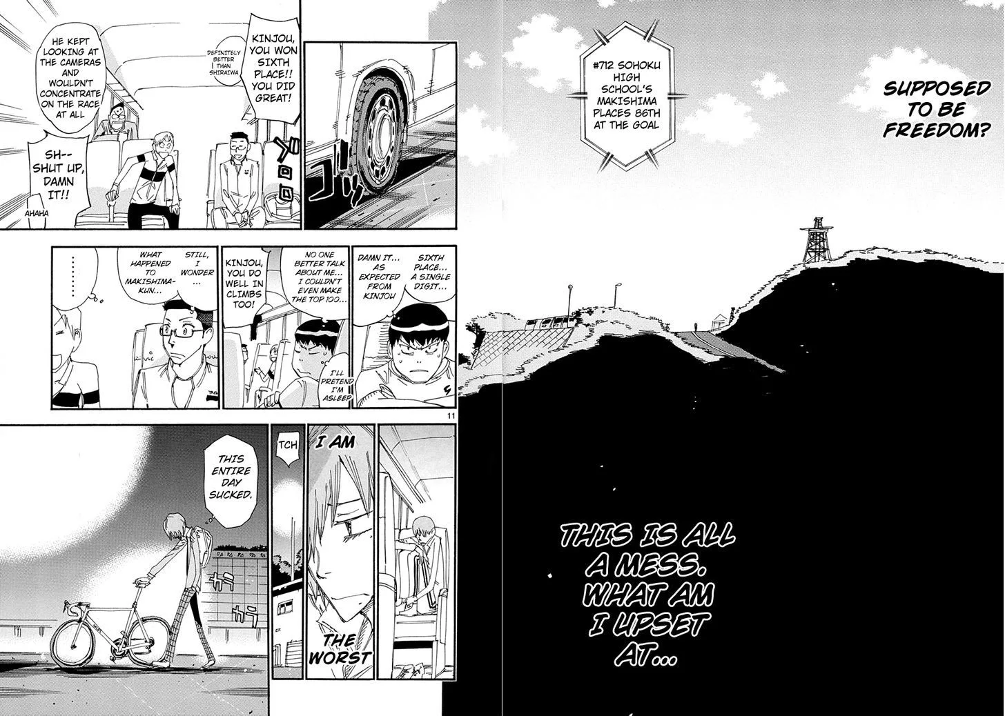 Yowamushi Pedal Chapter 52.5 page 11