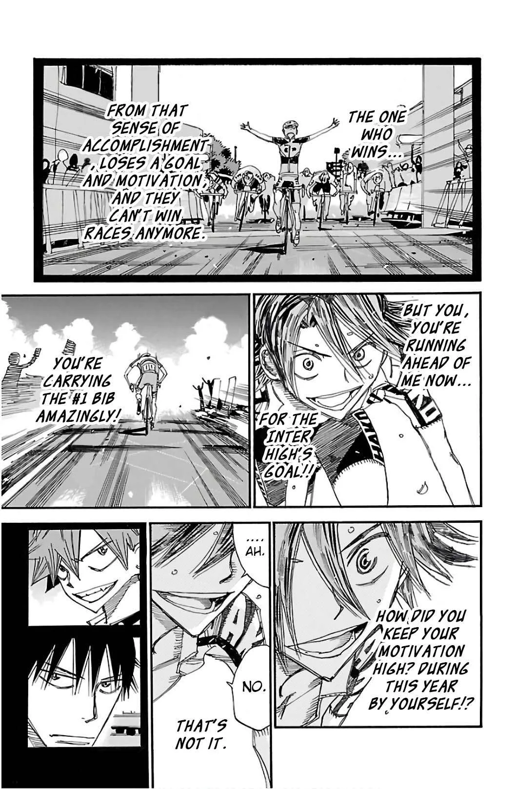Yowamushi Pedal Chapter 521 page 8