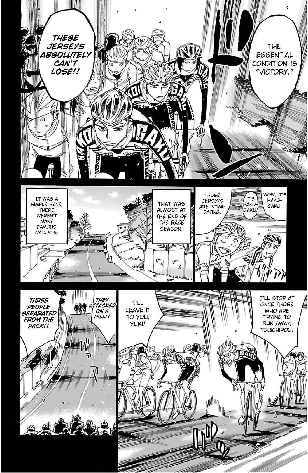 Yowamushi Pedal Chapter 522 page 13