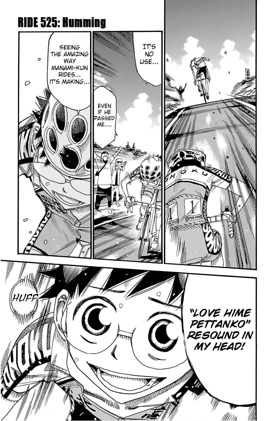 Yowamushi Pedal Chapter 525 page 1