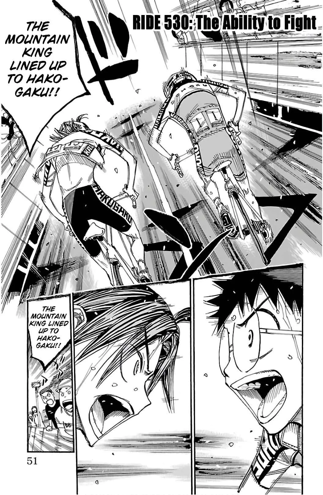 Yowamushi Pedal Chapter 530 page 1