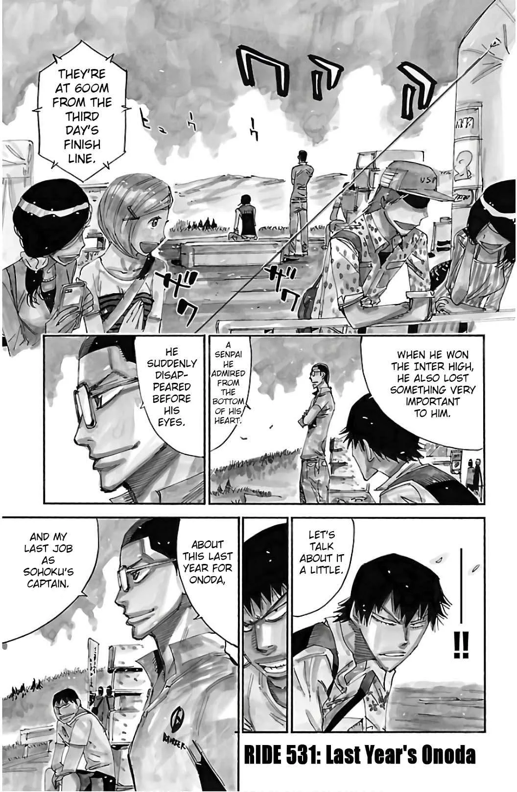 Yowamushi Pedal Chapter 531 page 1