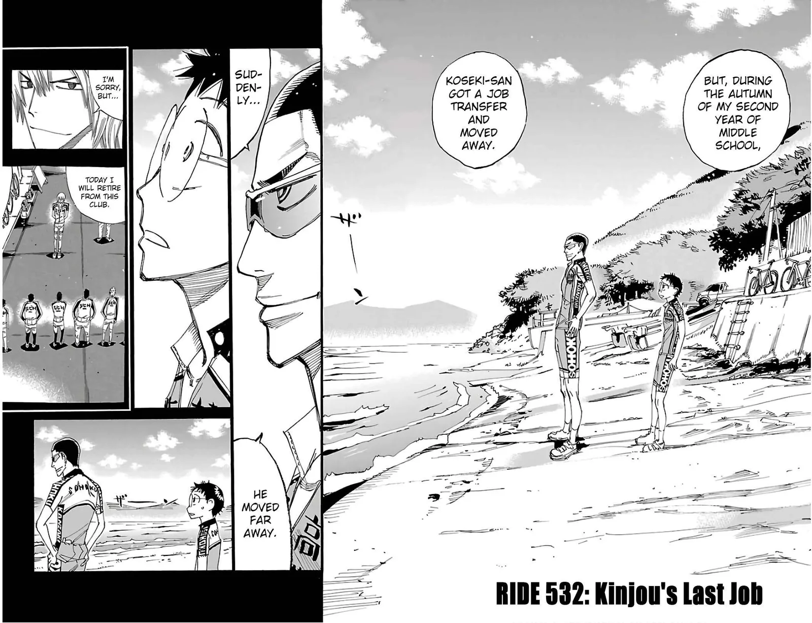 Yowamushi Pedal Chapter 532 page 4