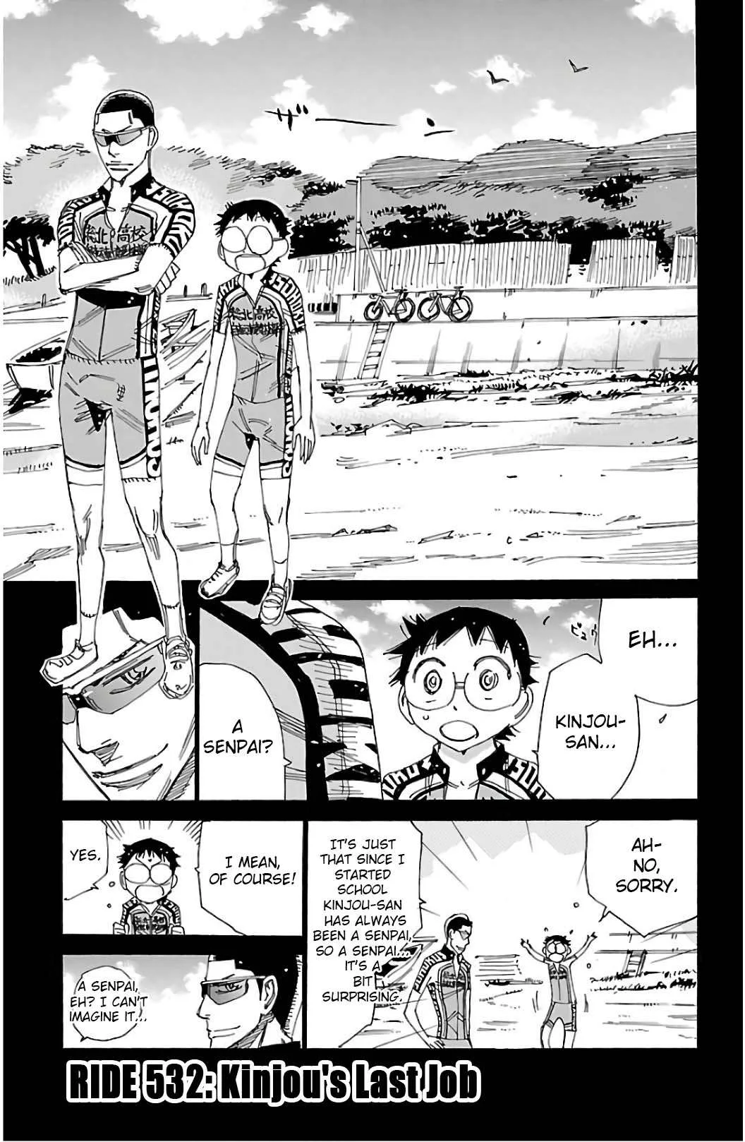 Yowamushi Pedal Chapter 532 page 1