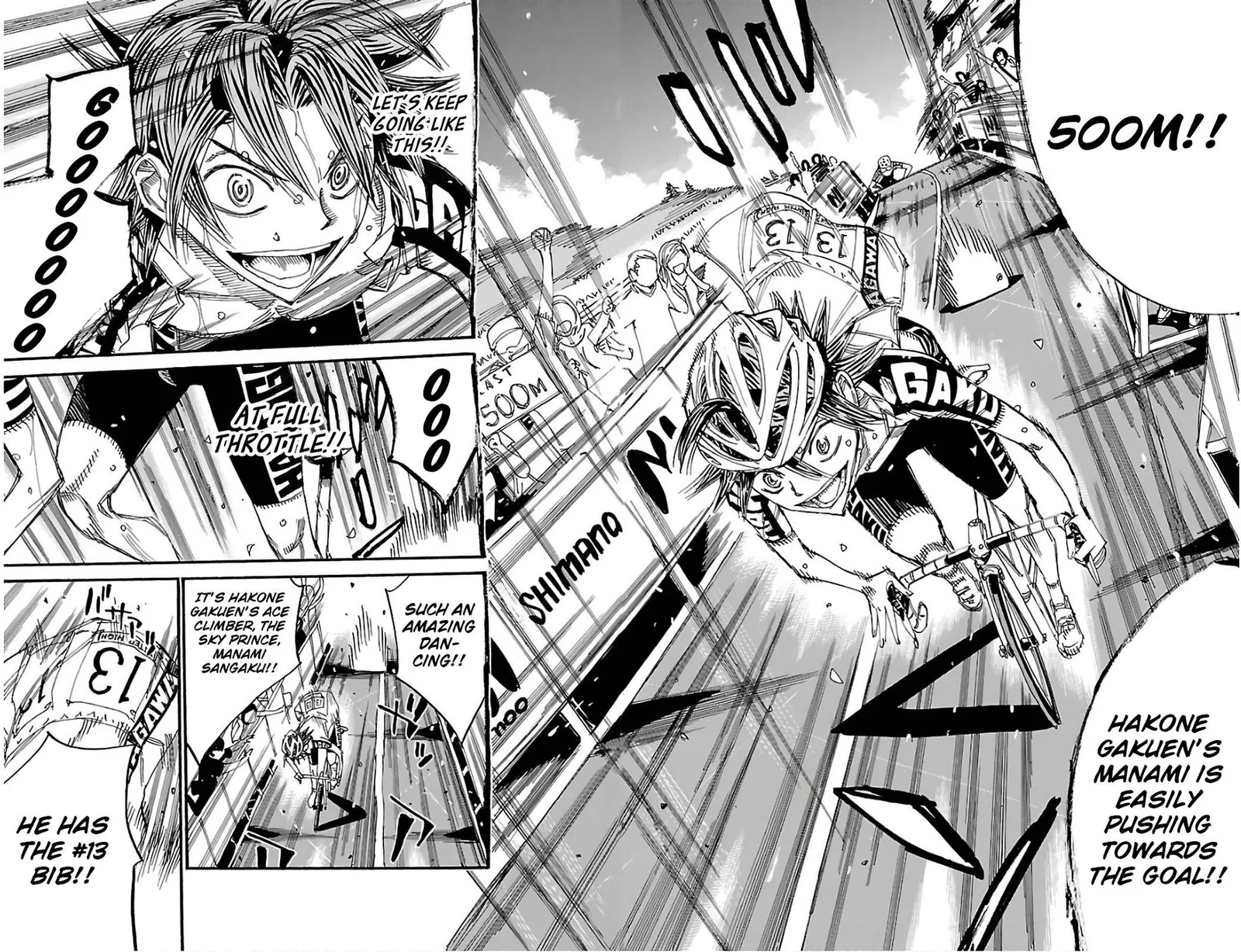 Yowamushi Pedal Chapter 534 page 5