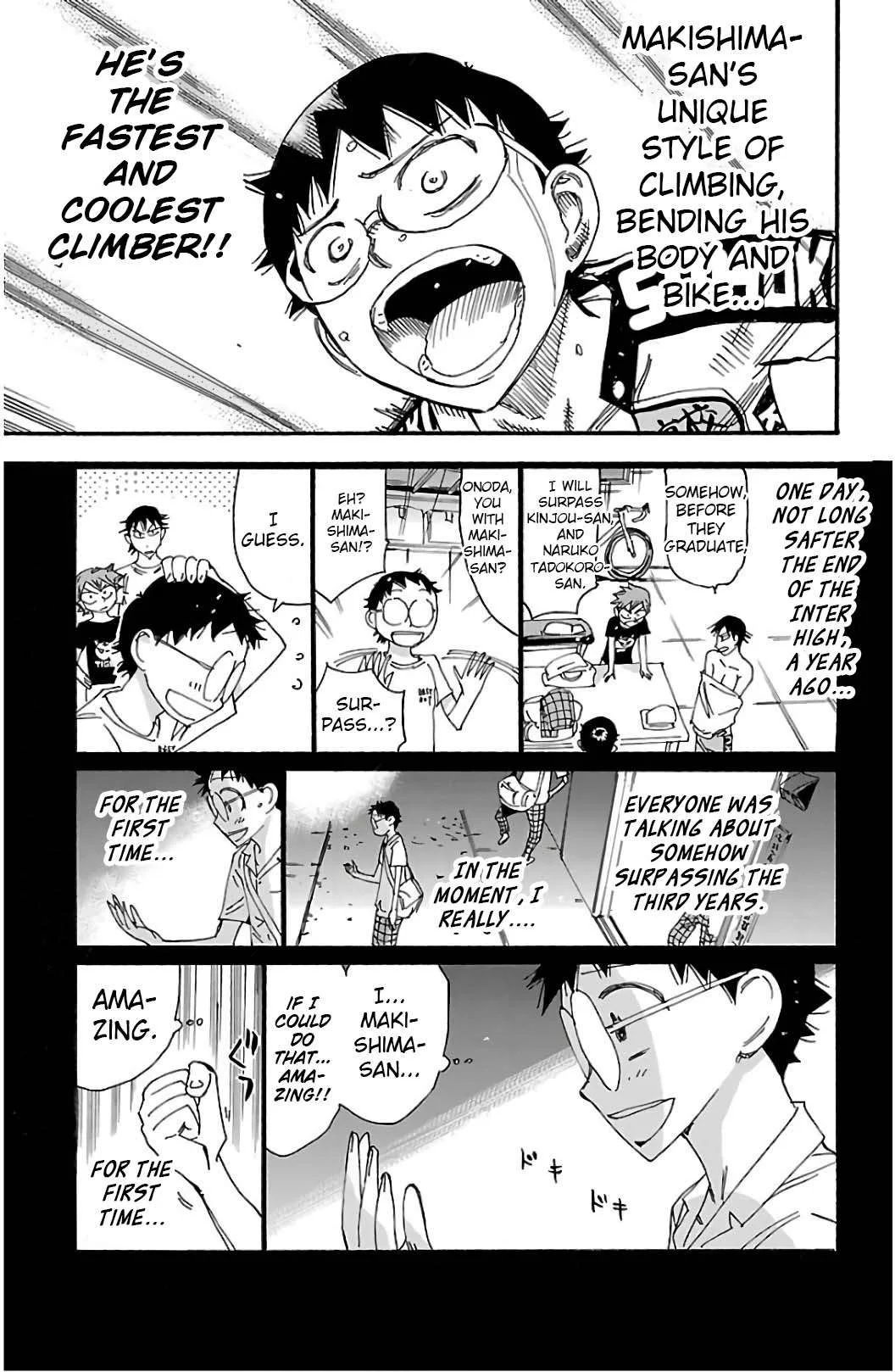 Yowamushi Pedal Chapter 535 page 14