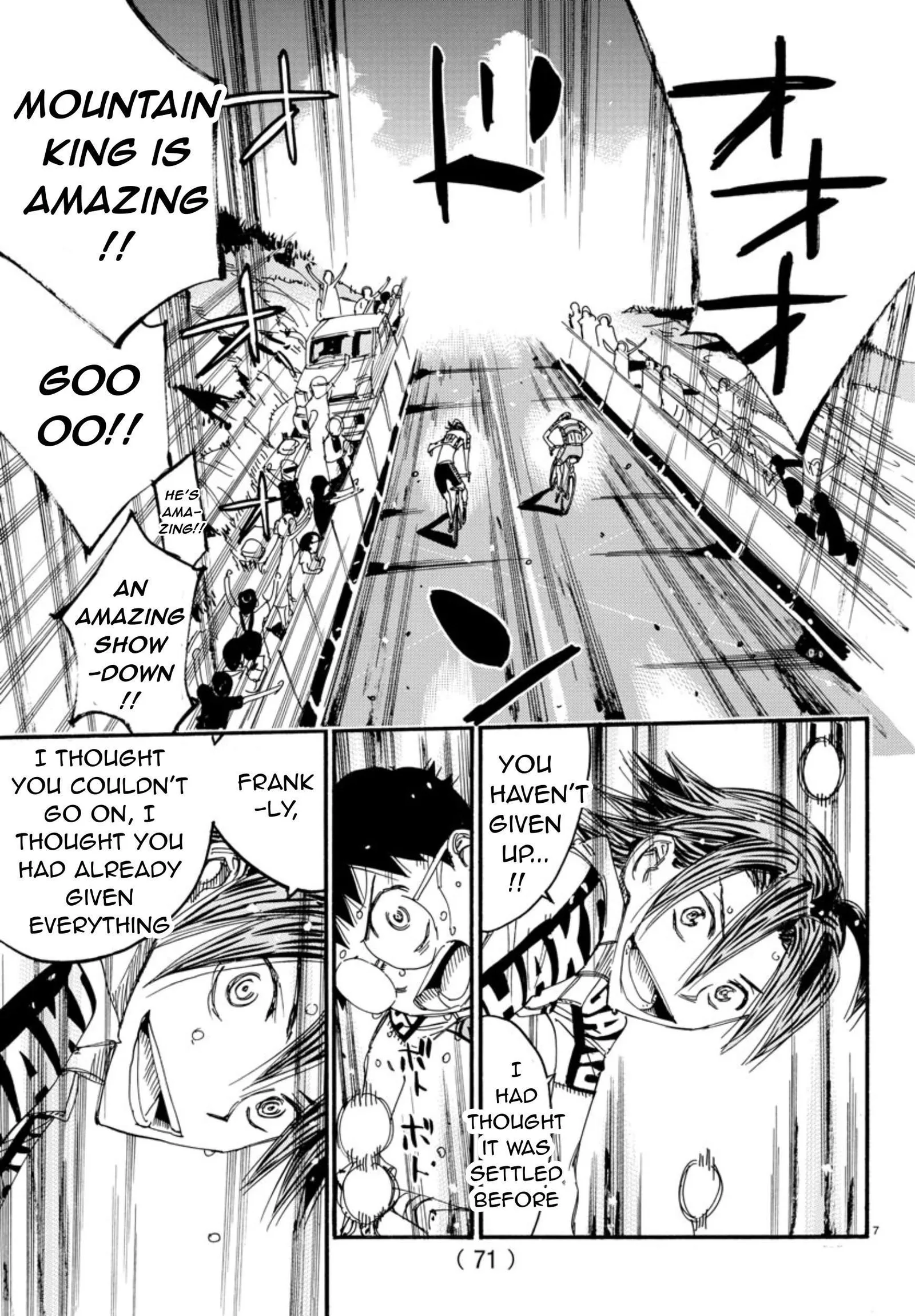 Yowamushi Pedal Chapter 536 page 7