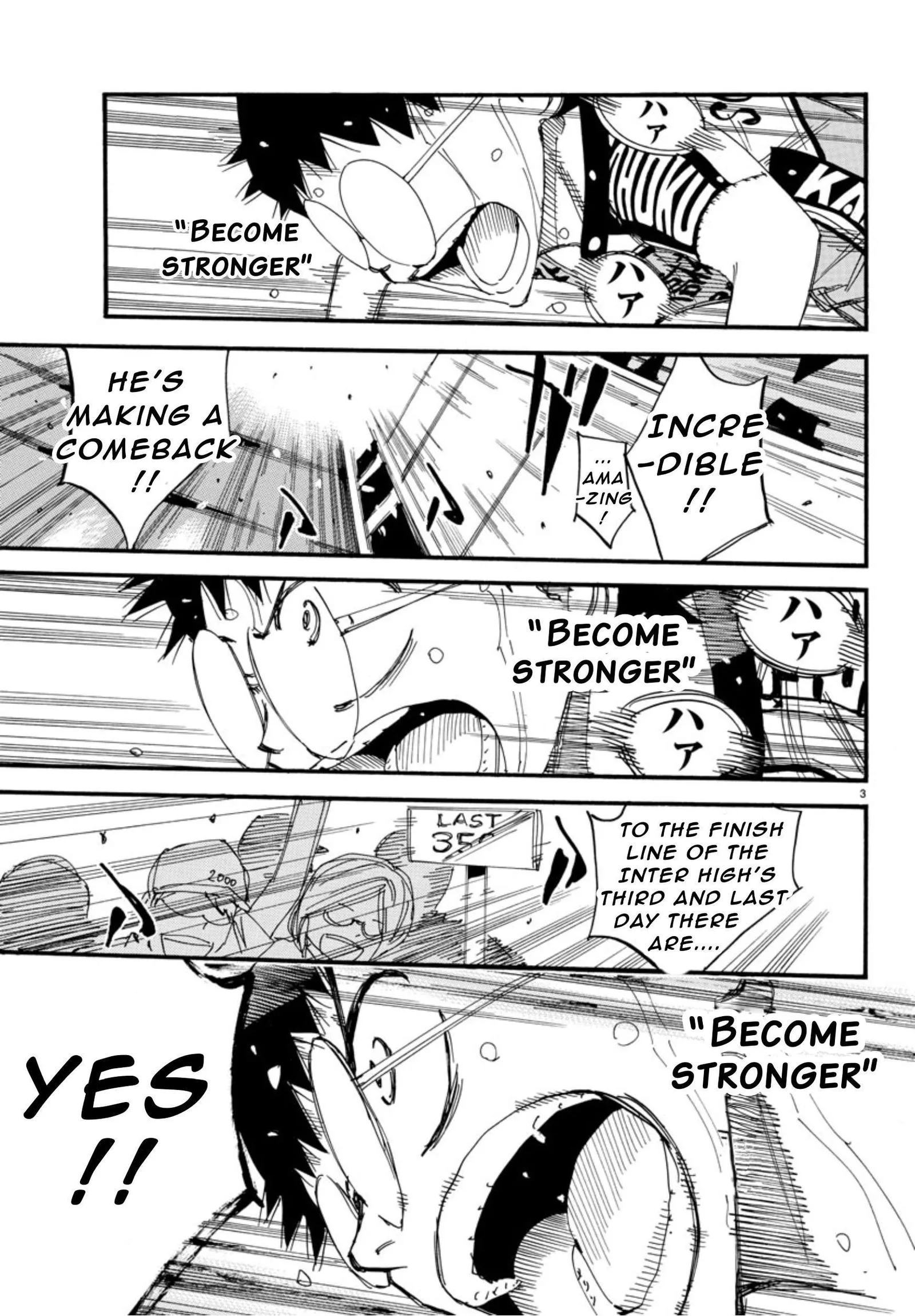 Yowamushi Pedal Chapter 536 page 4
