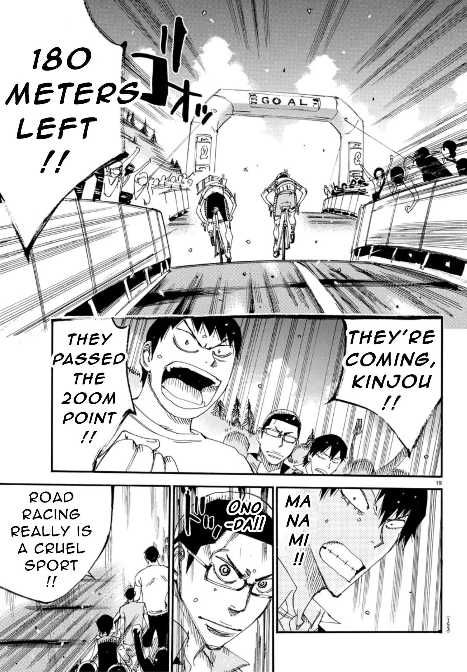 Yowamushi Pedal Chapter 537 page 17