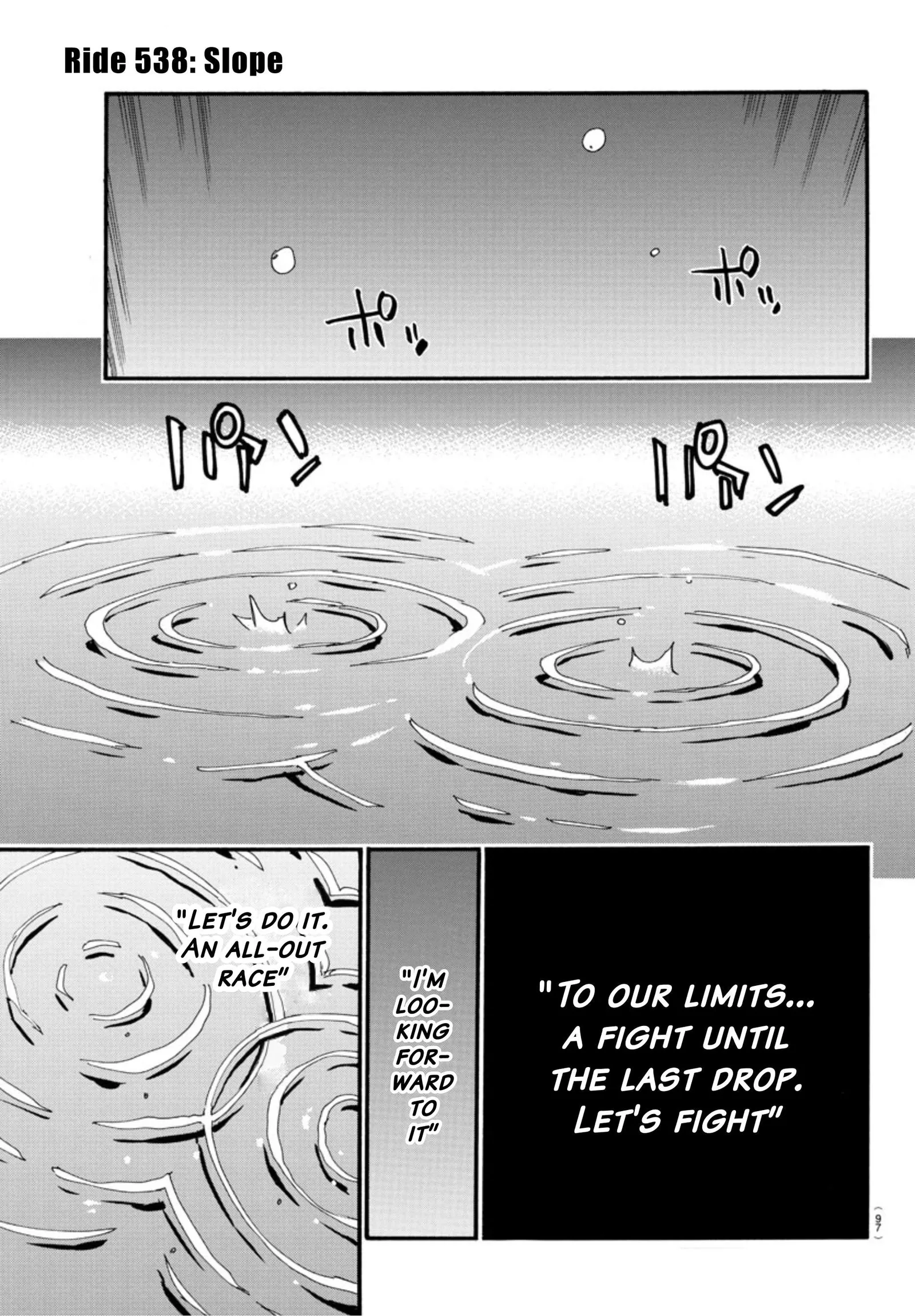 Yowamushi Pedal Chapter 538 page 2