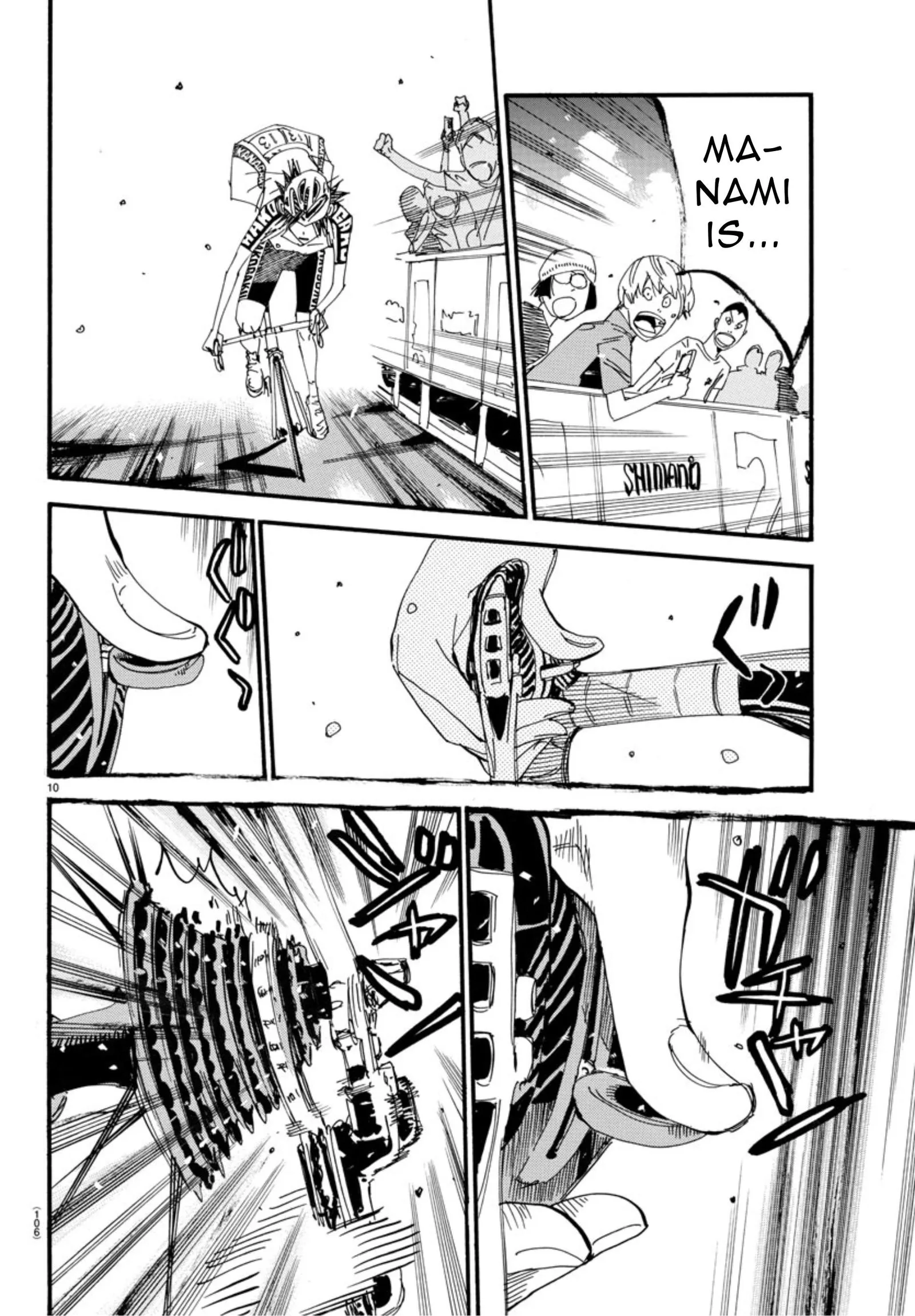 Yowamushi Pedal Chapter 538 page 10