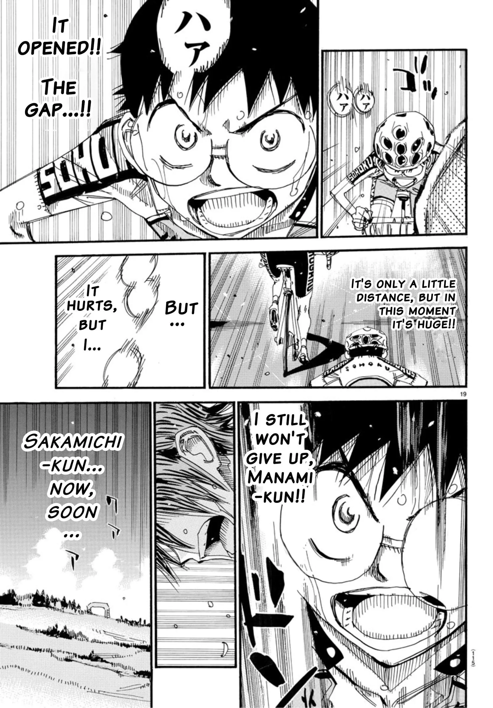Yowamushi Pedal Chapter 538 page 17