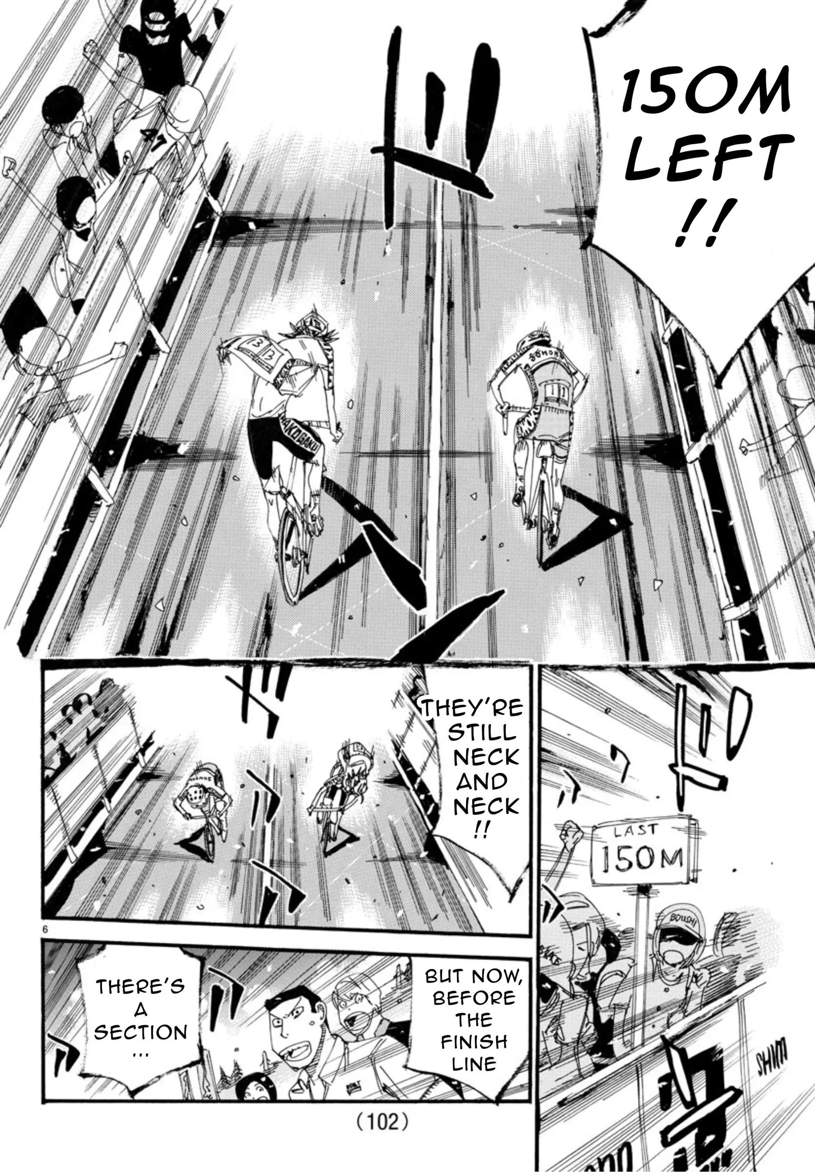 Yowamushi Pedal Chapter 538 page 6