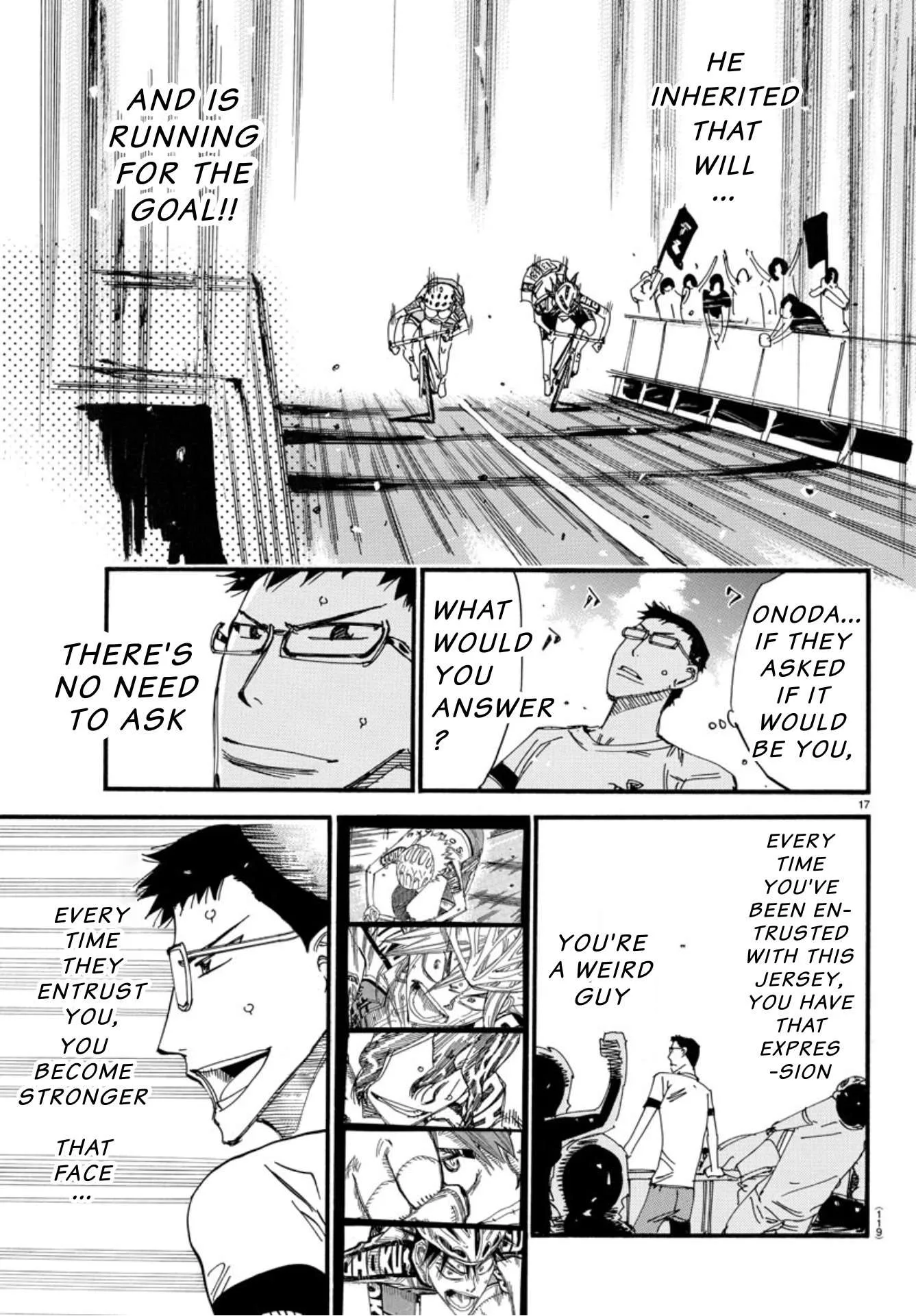 Yowamushi Pedal Chapter 539 page 14