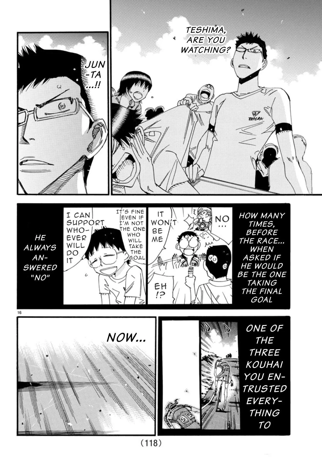 Yowamushi Pedal Chapter 539 page 13
