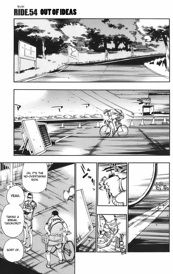 Yowamushi Pedal Chapter 54 page 1