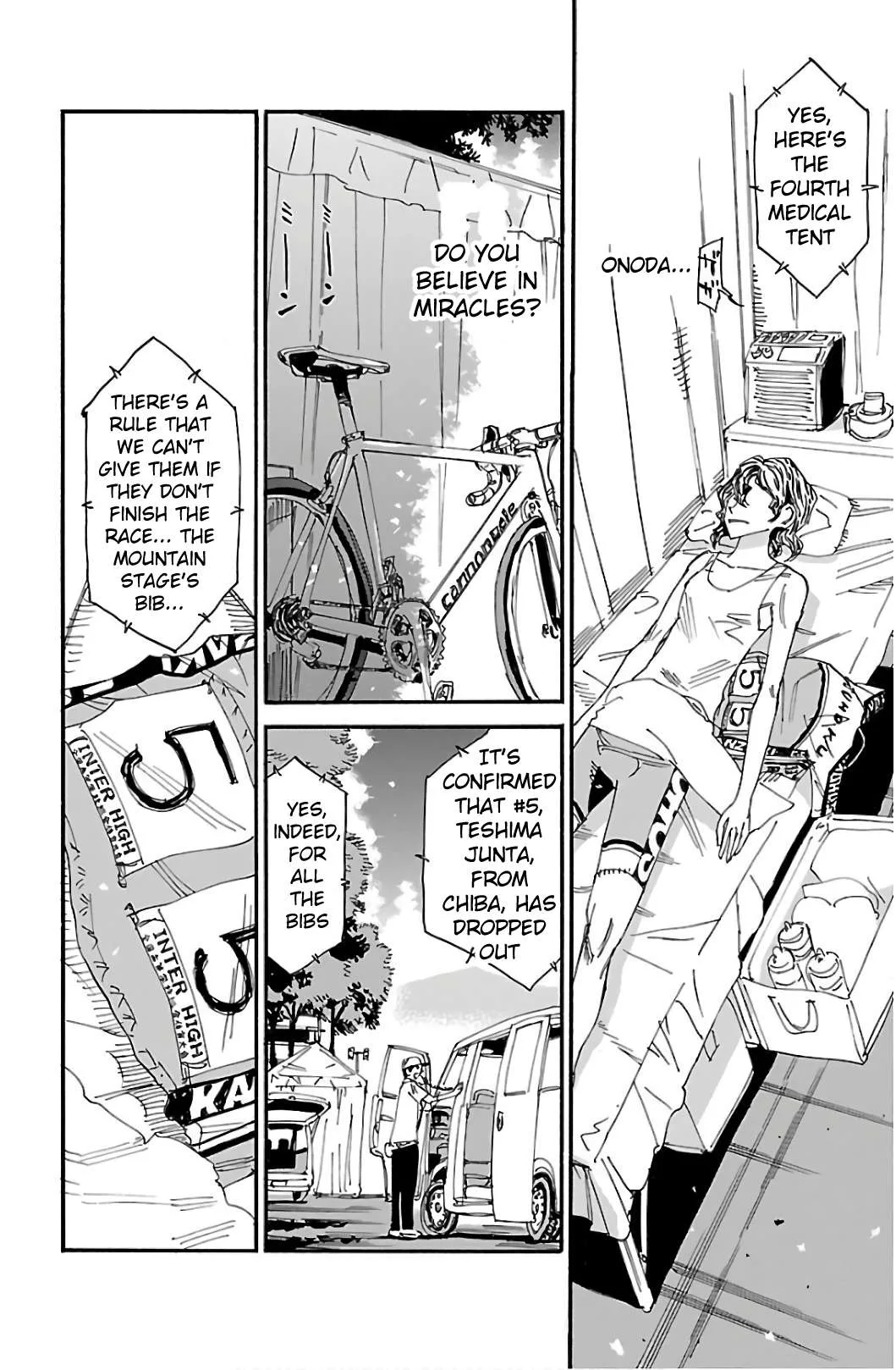 Yowamushi Pedal Chapter 540 page 22