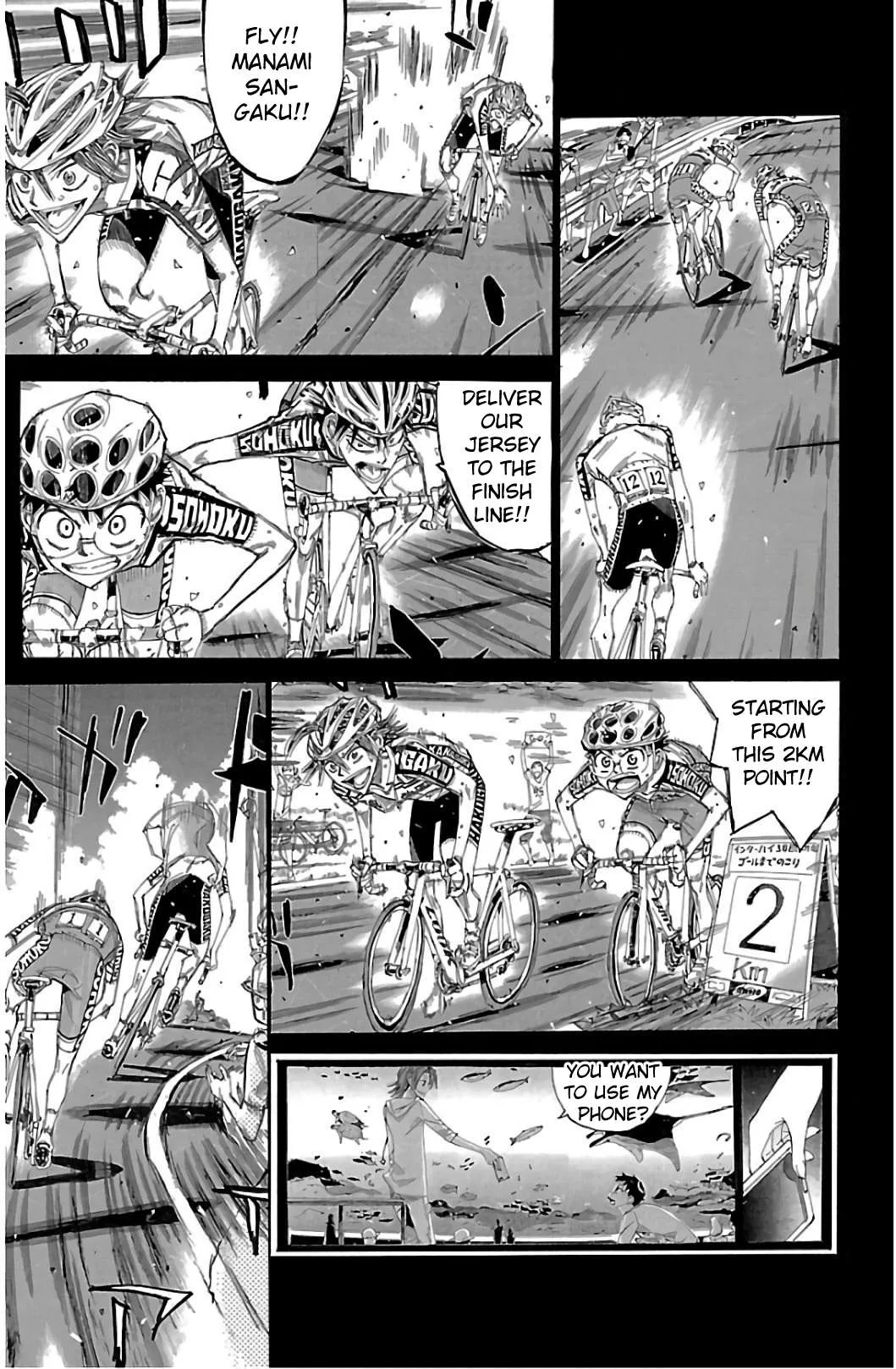 Yowamushi Pedal Chapter 541 page 14