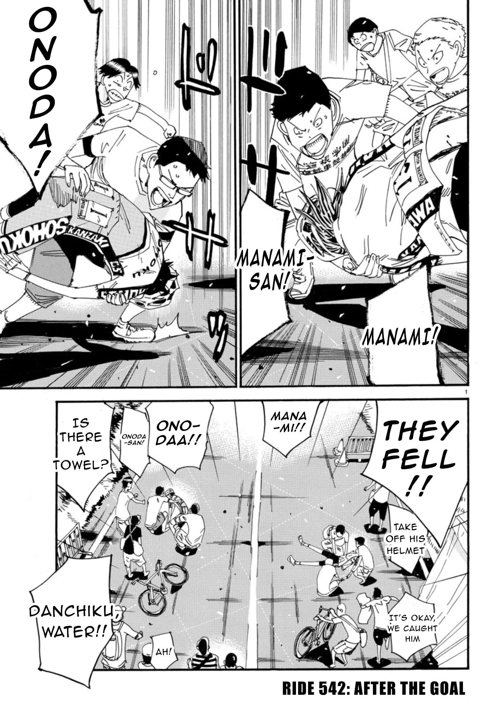 Yowamushi Pedal Chapter 542 page 2