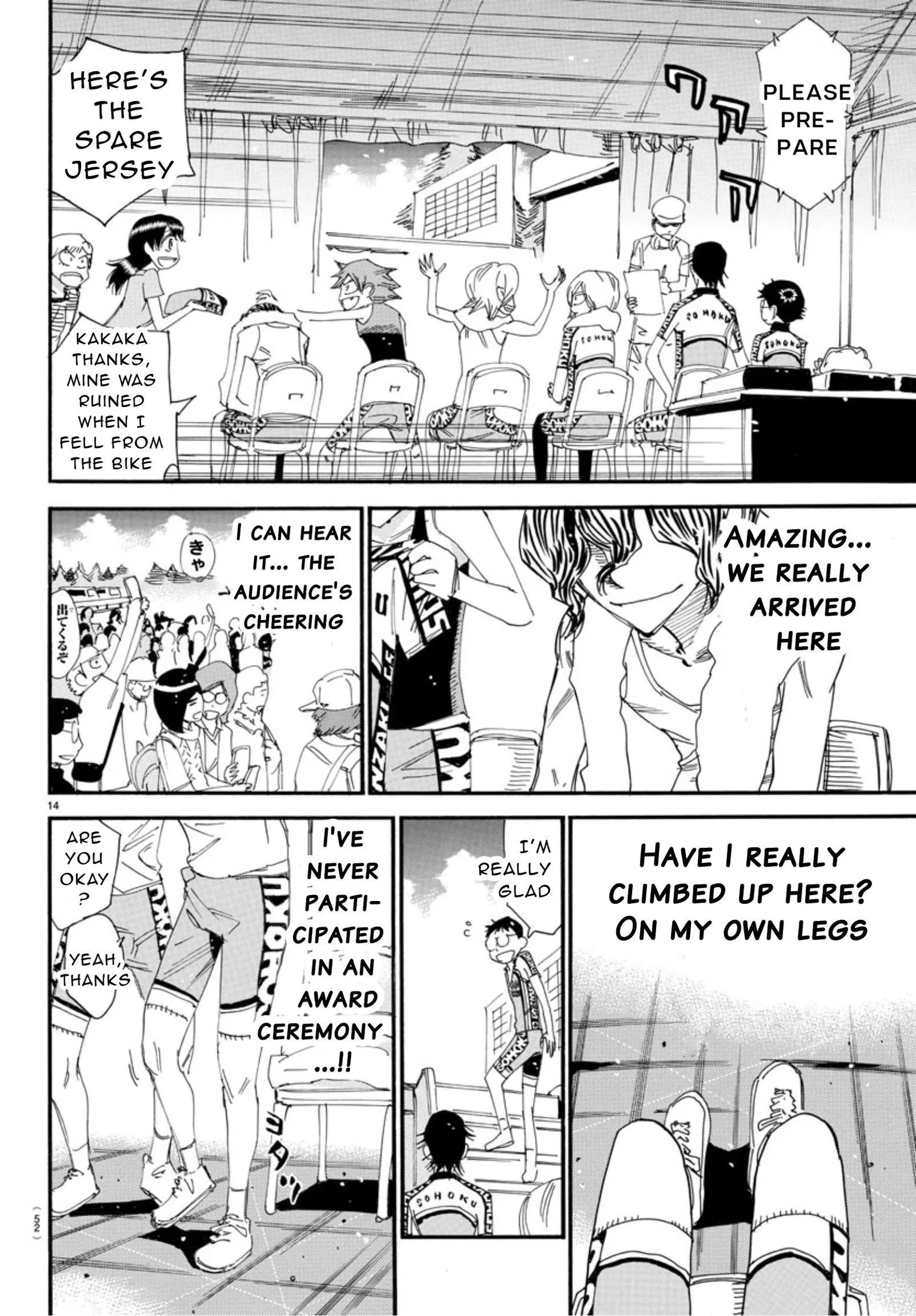 Yowamushi Pedal Chapter 543 page 13