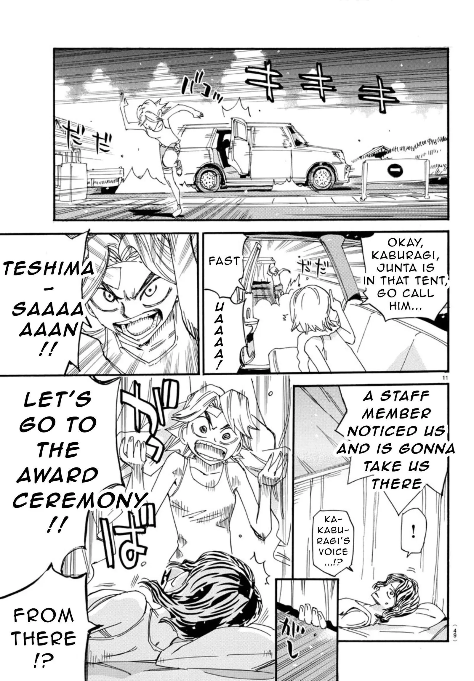 Yowamushi Pedal Chapter 543 page 10