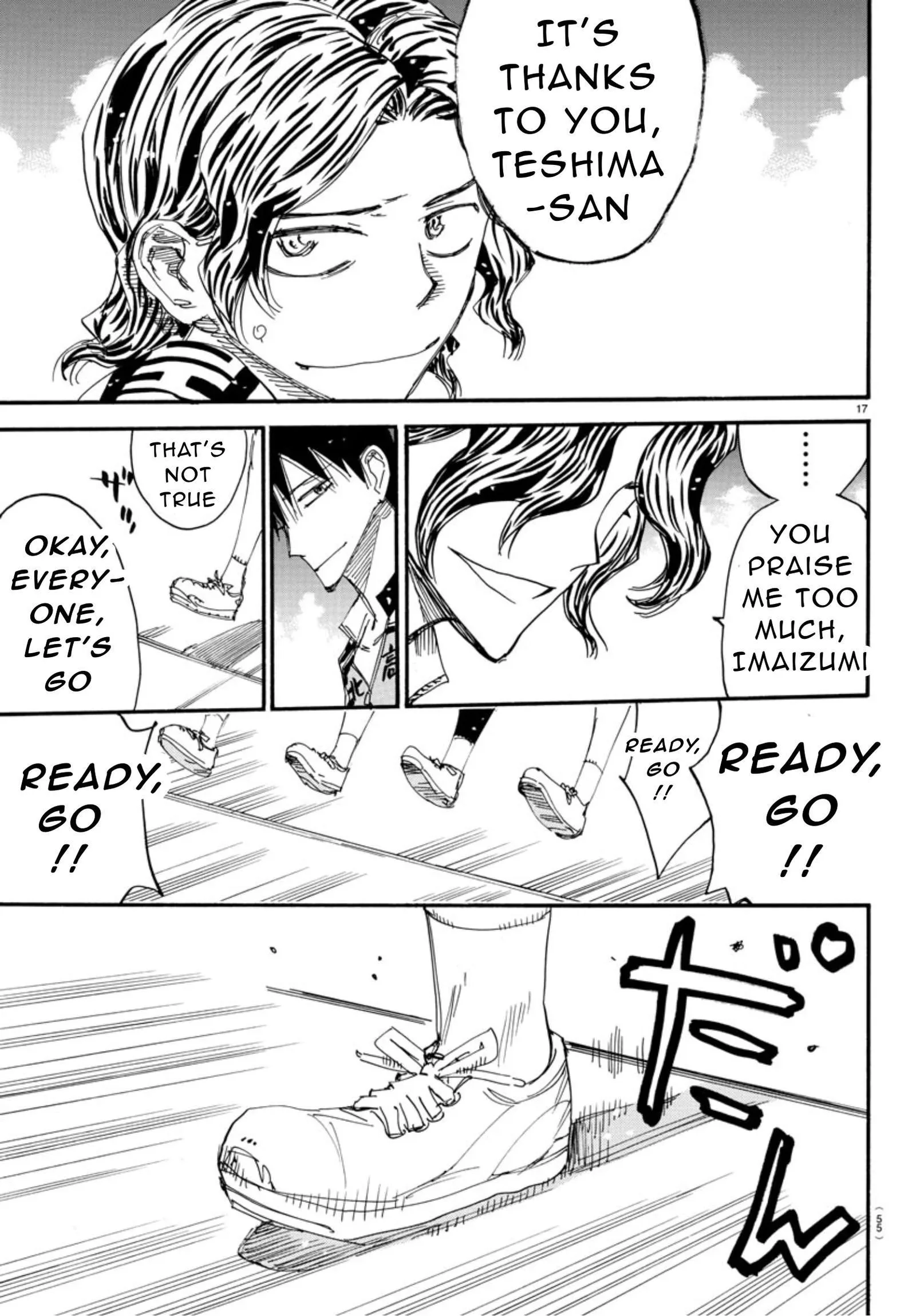 Yowamushi Pedal Chapter 543 page 16
