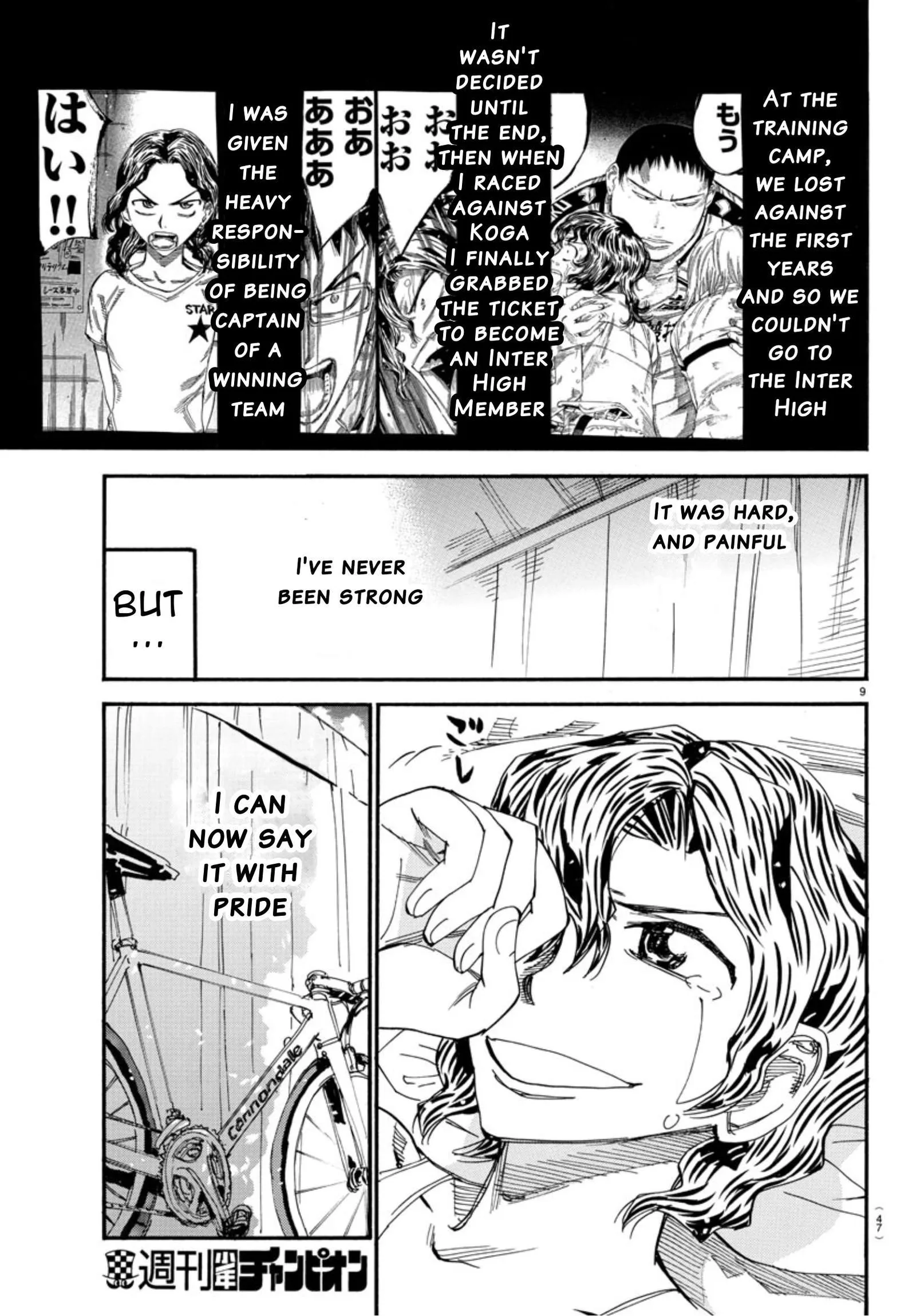 Yowamushi Pedal Chapter 543 page 8