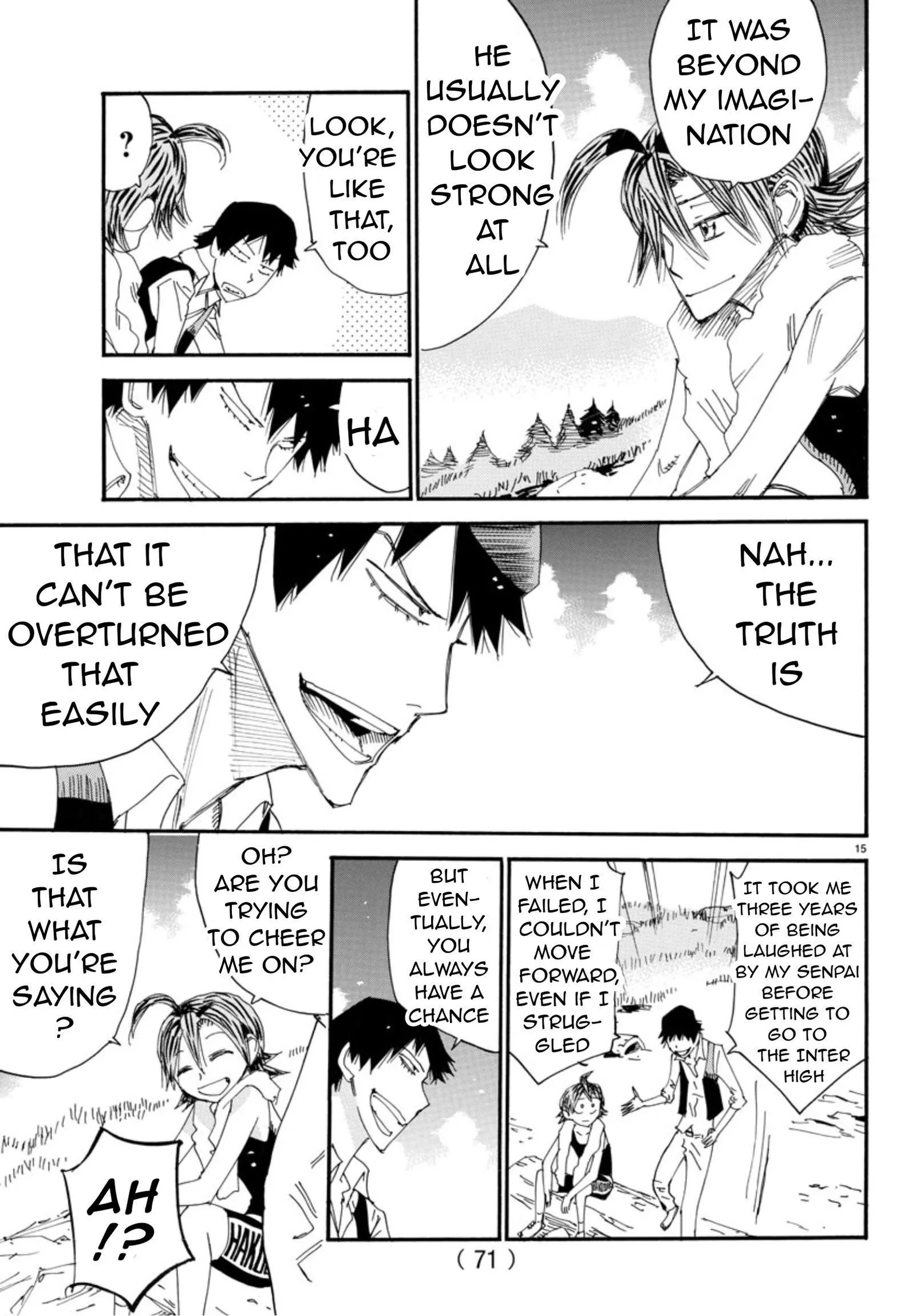 Yowamushi Pedal Chapter 544 page 13