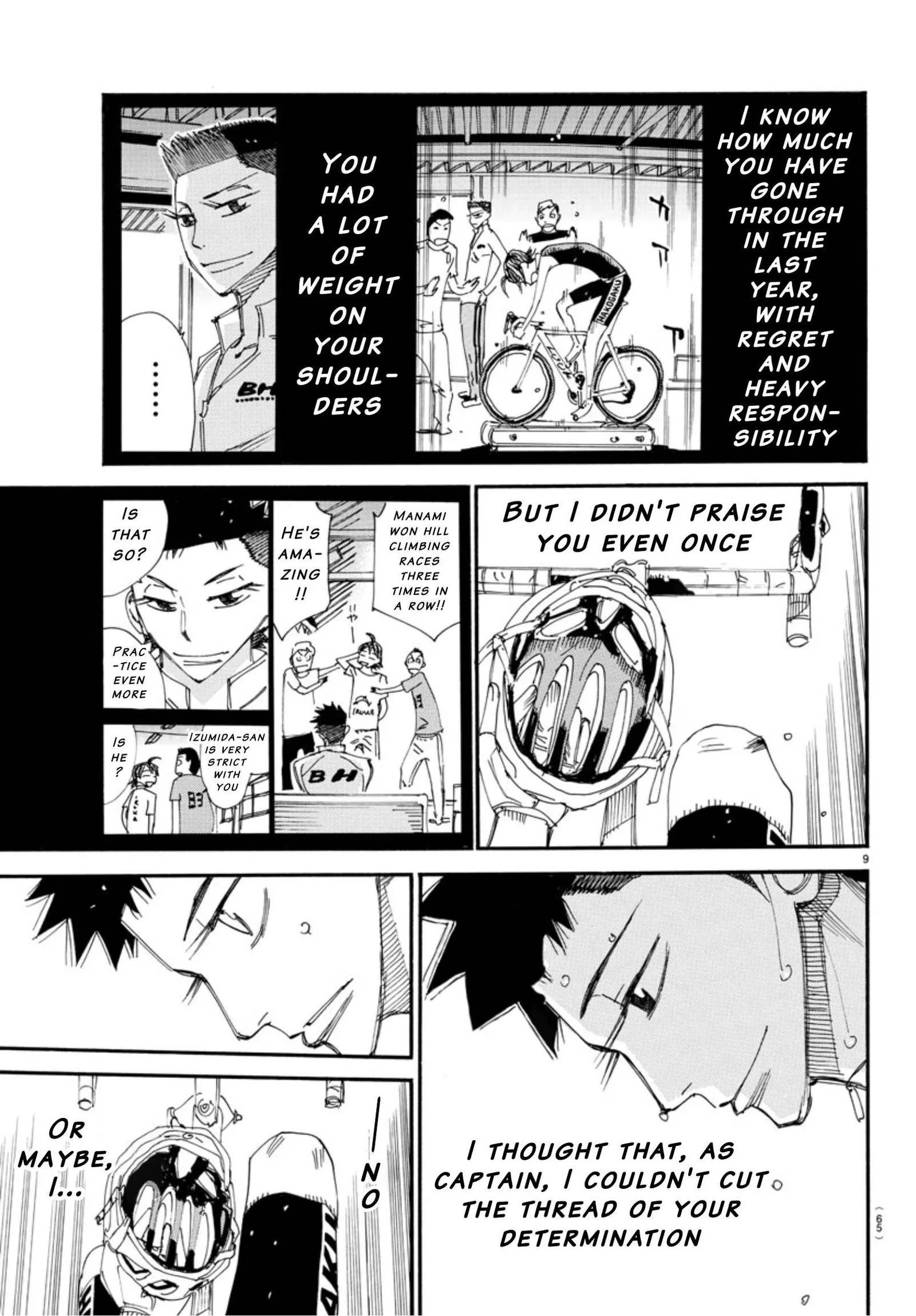 Yowamushi Pedal Chapter 544 page 8