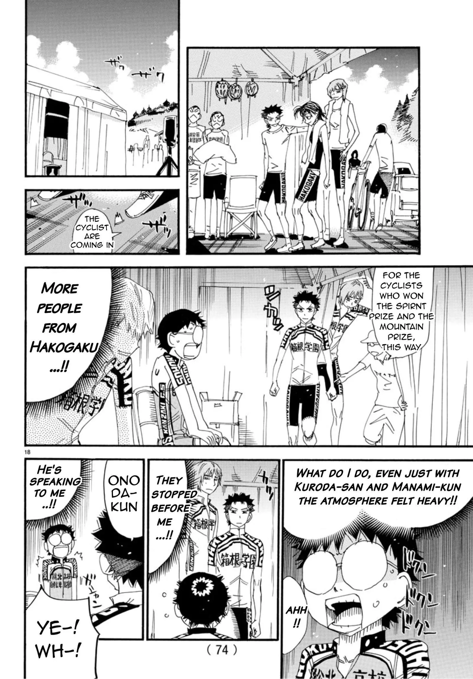 Yowamushi Pedal Chapter 544 page 16