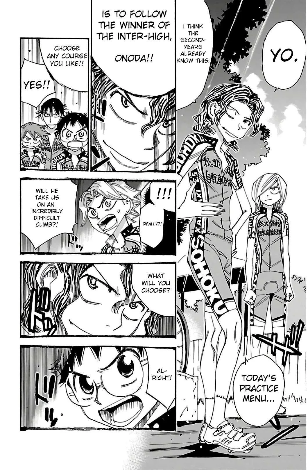 Yowamushi Pedal Chapter 545 page 8